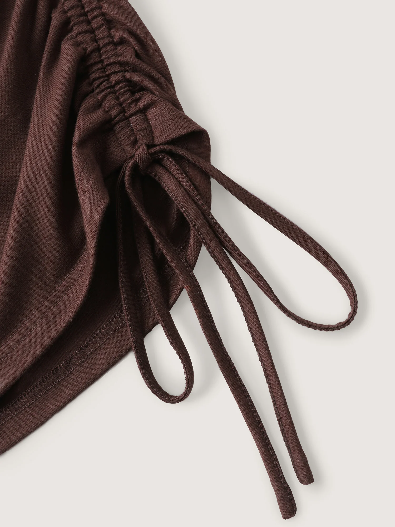 Easy peezy Stretchy Cross-Wrap Drawstring Hem Jumpsuit - Image 7
