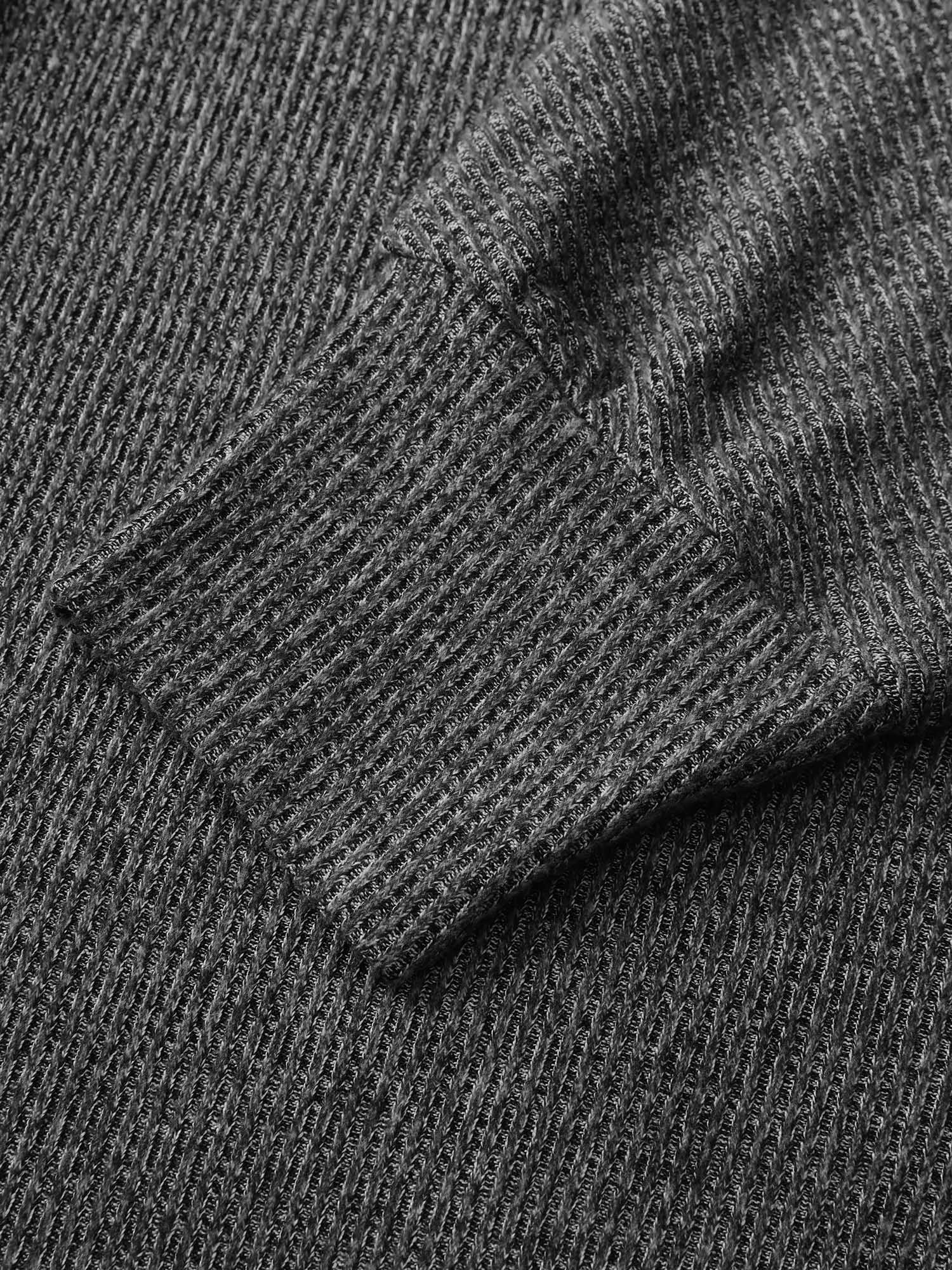 Stretchy Curvy Hem Open-Front Cardigan - Image 6