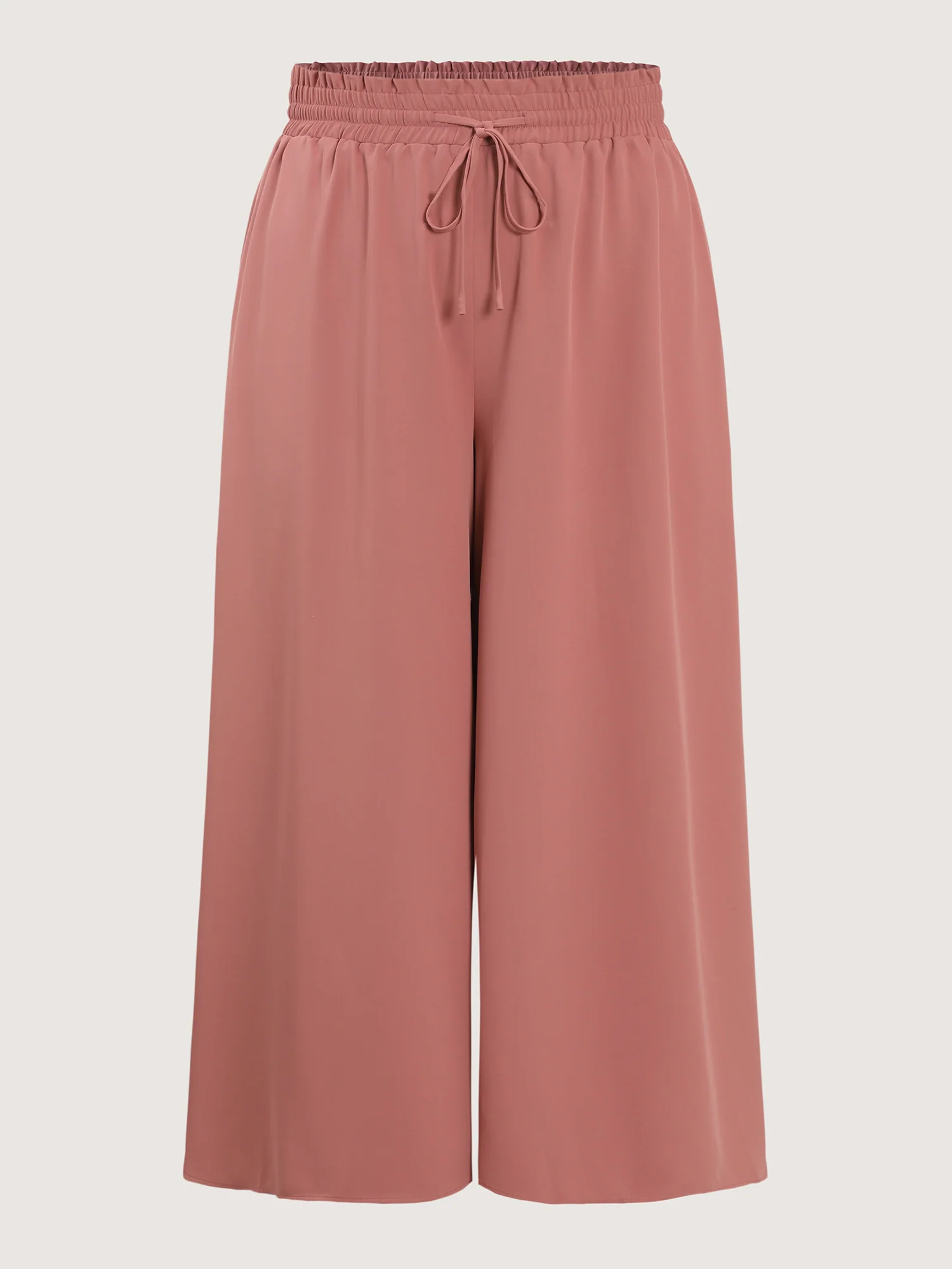 Stretchy Drawstring Waist Pockets Pants - Image 8