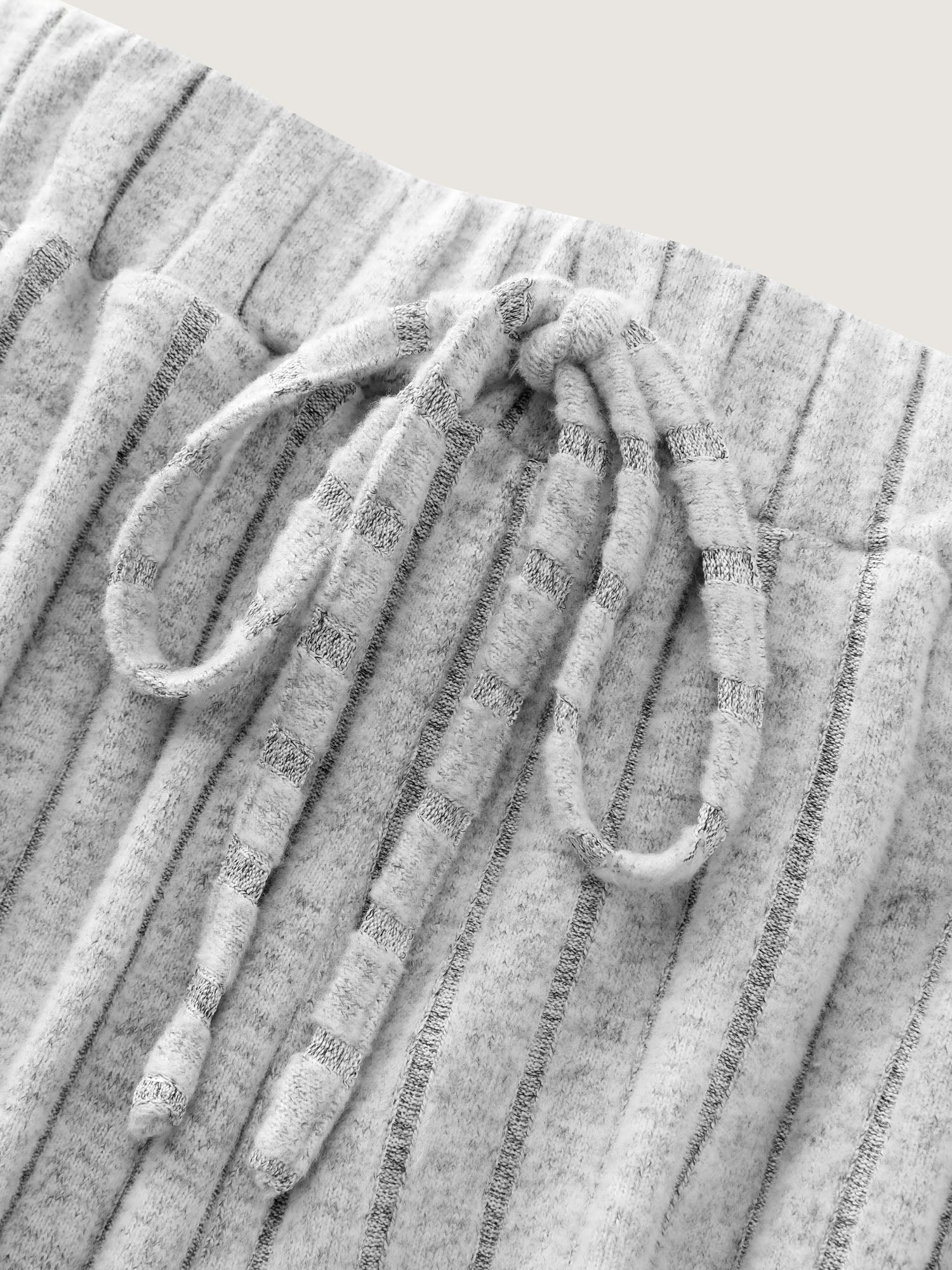 Stretchy-Fit Ribbed Texture Lounge Set - Image 13