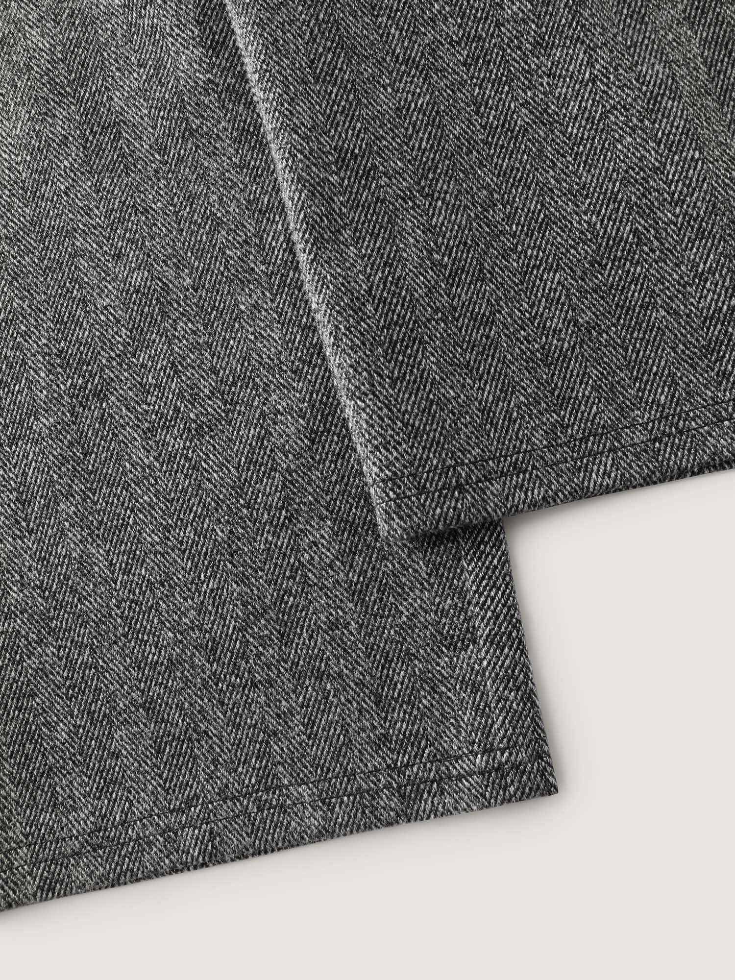 Stretchy Herringbone Pull-On Pants - Image 8