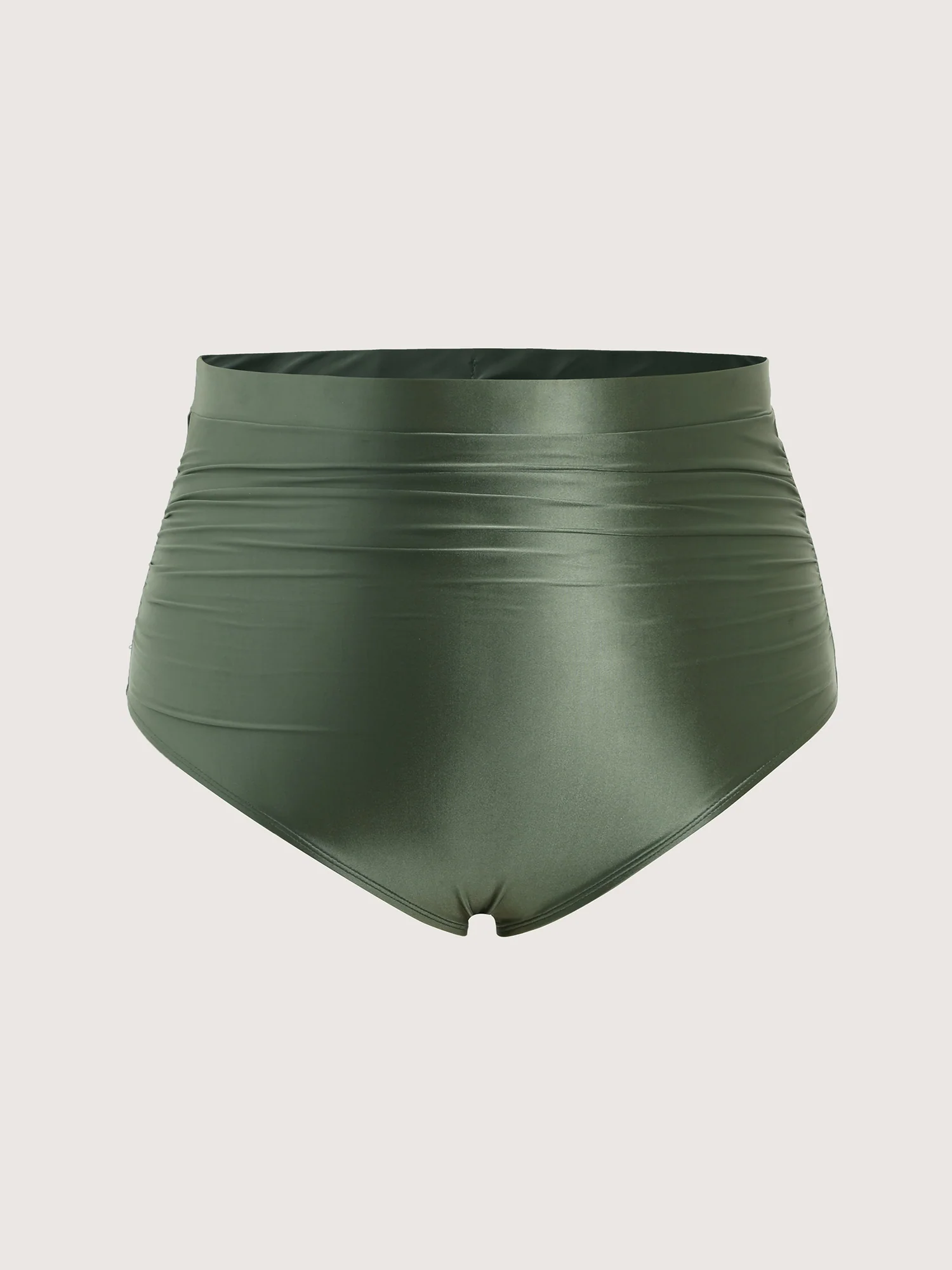 Stretchy High Waist Swim Bottoms - Image 4