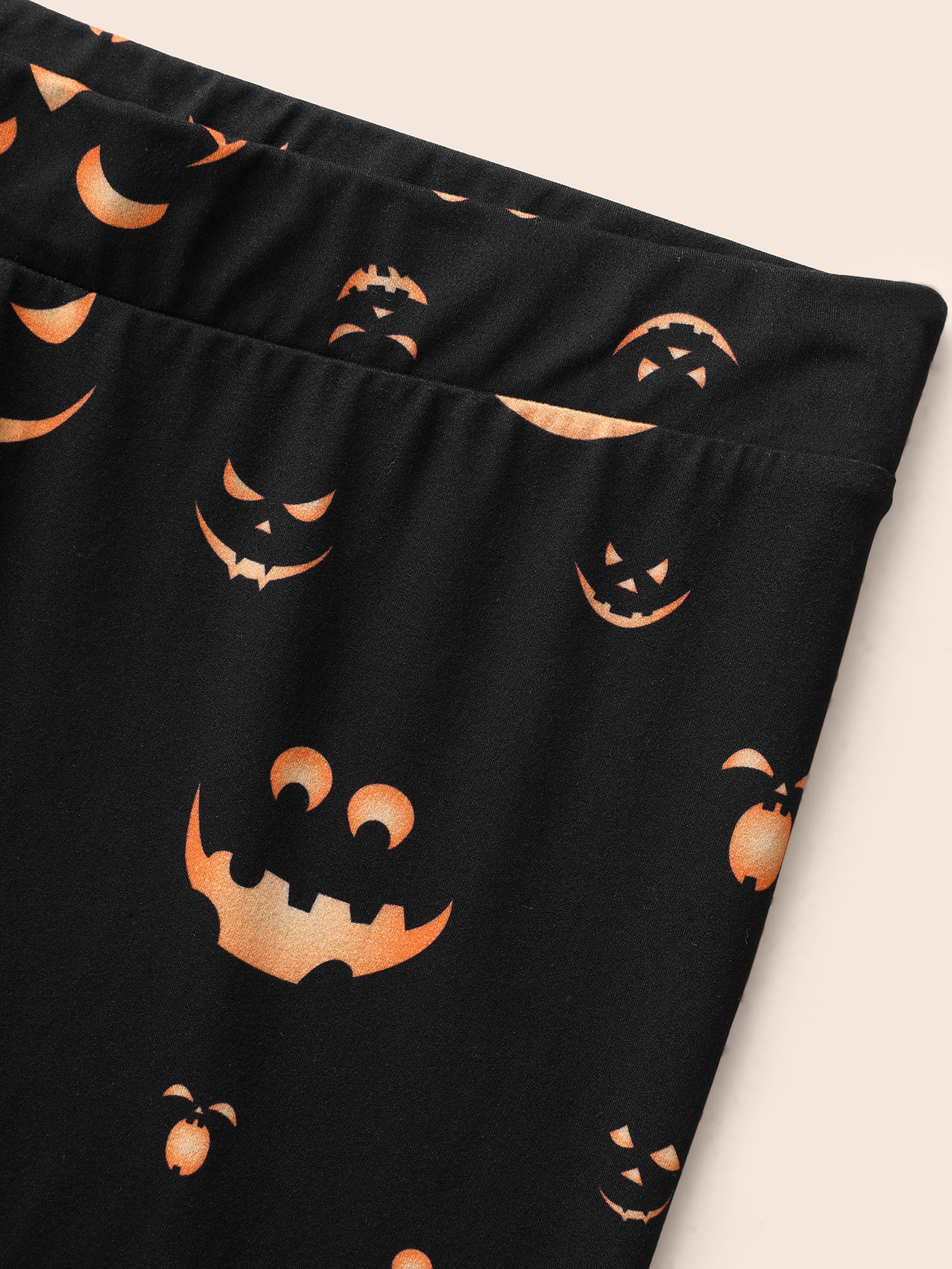 Stretchy Jack-o-Lantern Leggings - Image 6