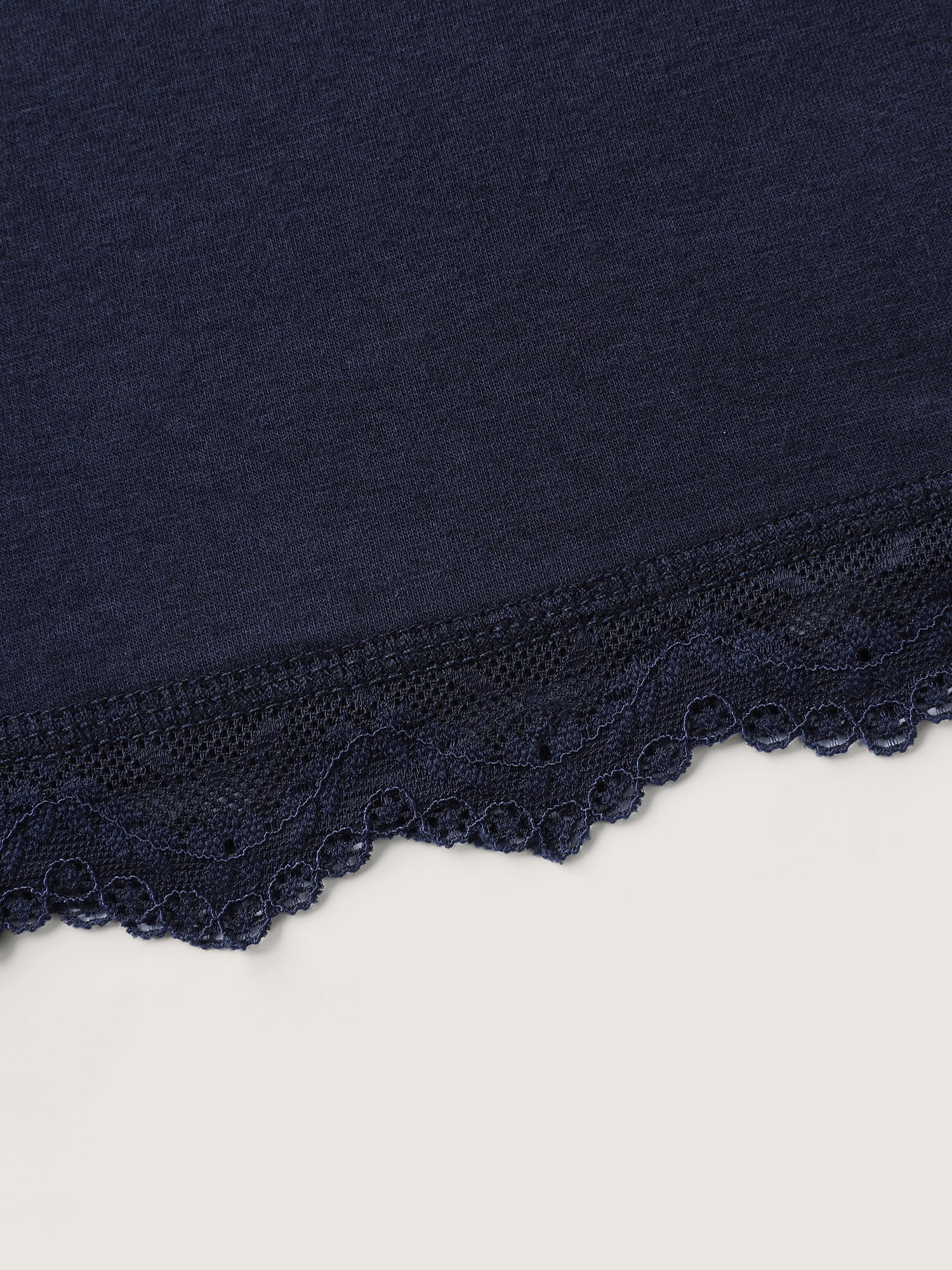Stretchy Lace Trim Drawstring Lounge Pants - Image 7