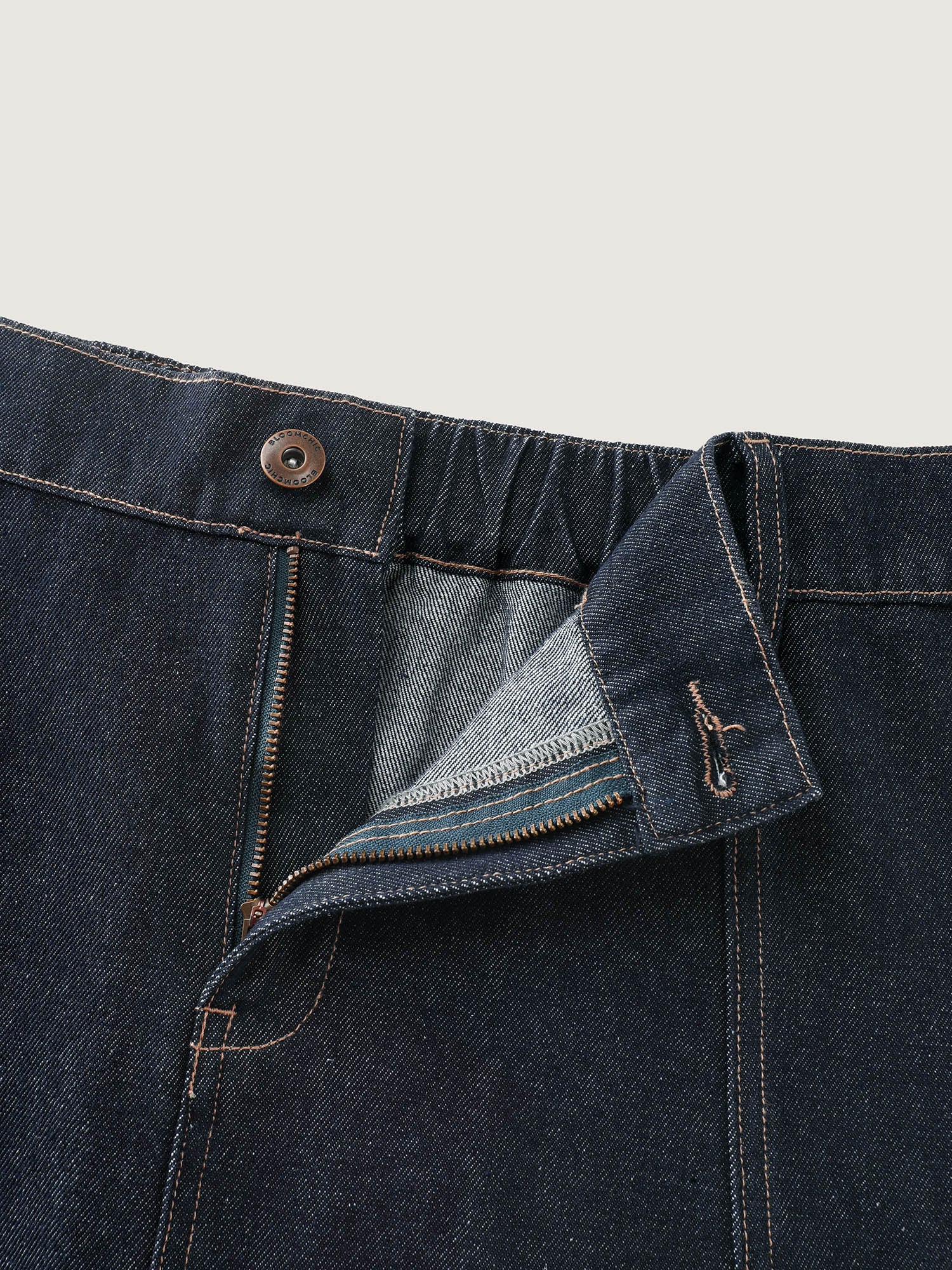 Stretchy Maxi Denim Skirt - Image 6