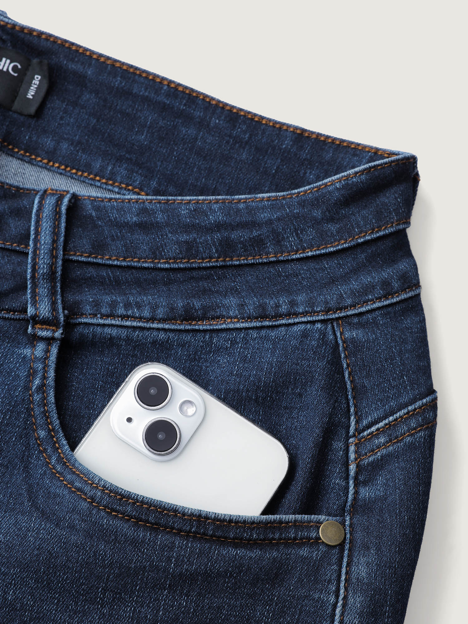 Stretchy Mid-Rise Bootcut Jeans - Image 7