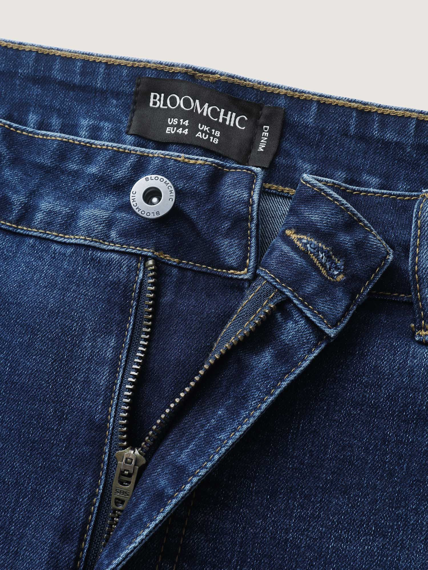 Stretchy Mid-Rise Bootcut Jeans - Image 6
