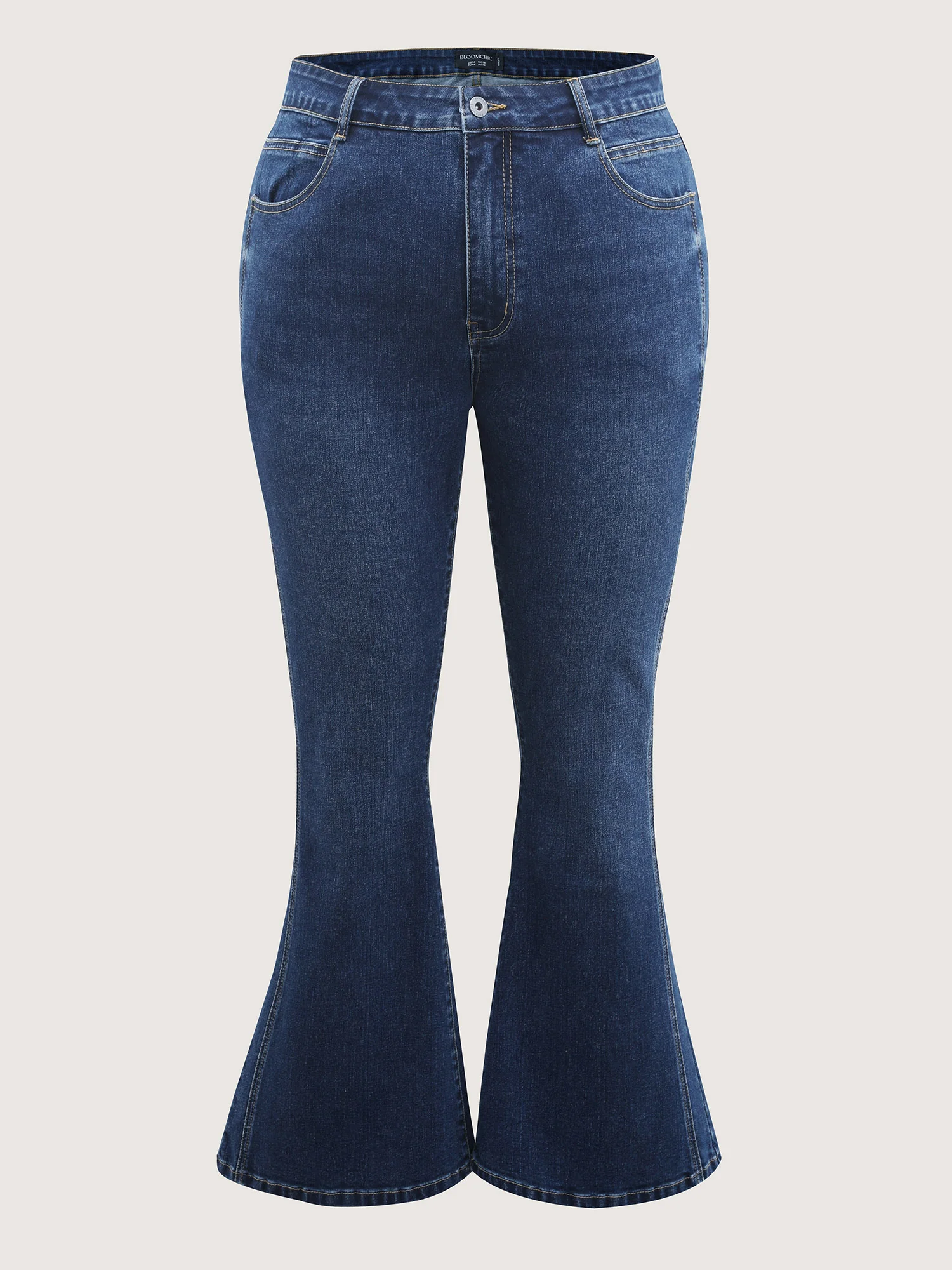 Stretchy Mid-Rise Bootcut Jeans - Image 7