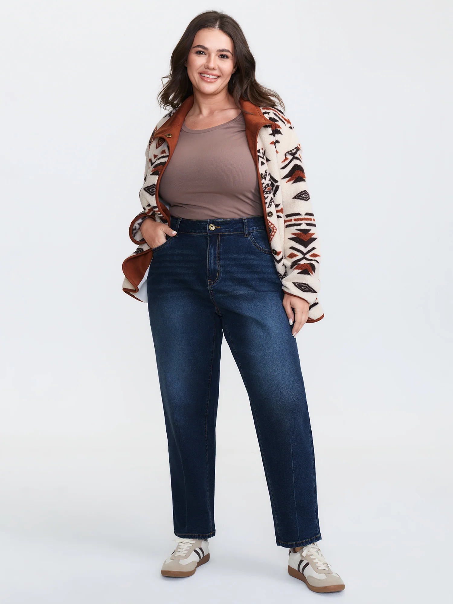Stretchy Mid-Rise Boyfriend Jeans - Image 2
