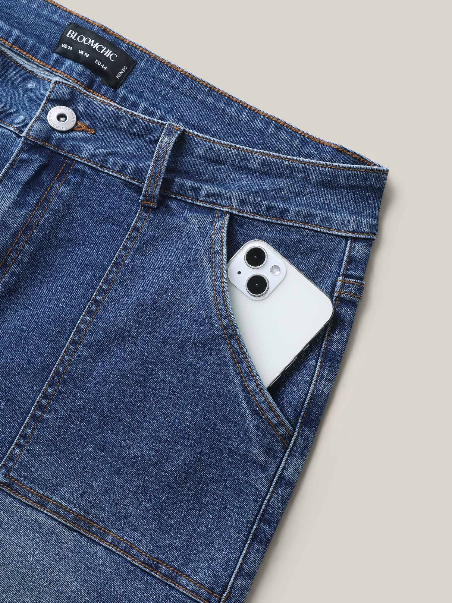 Classic Moderate Stretch Capri Length Jeans - Image 7
