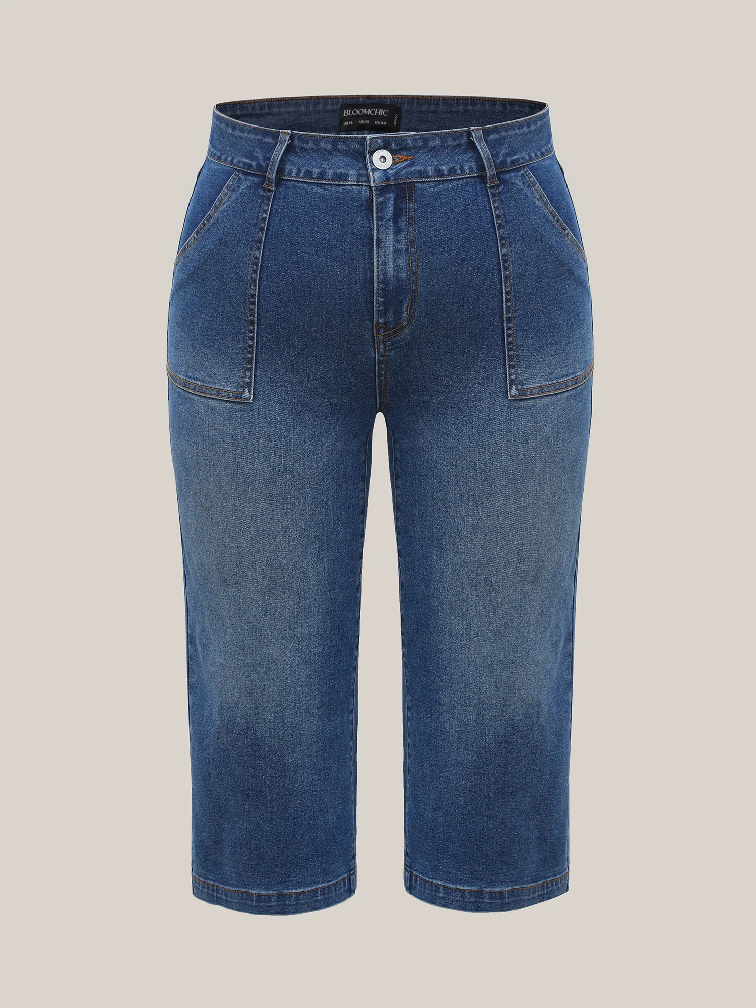 Classic Moderate Stretch Capri Length Jeans - Image 8