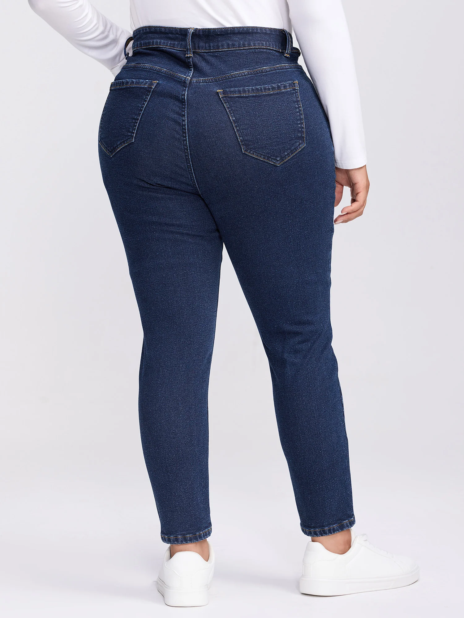 Curve Friendly Skinny-Fit High-Rise Jeans - Image 5