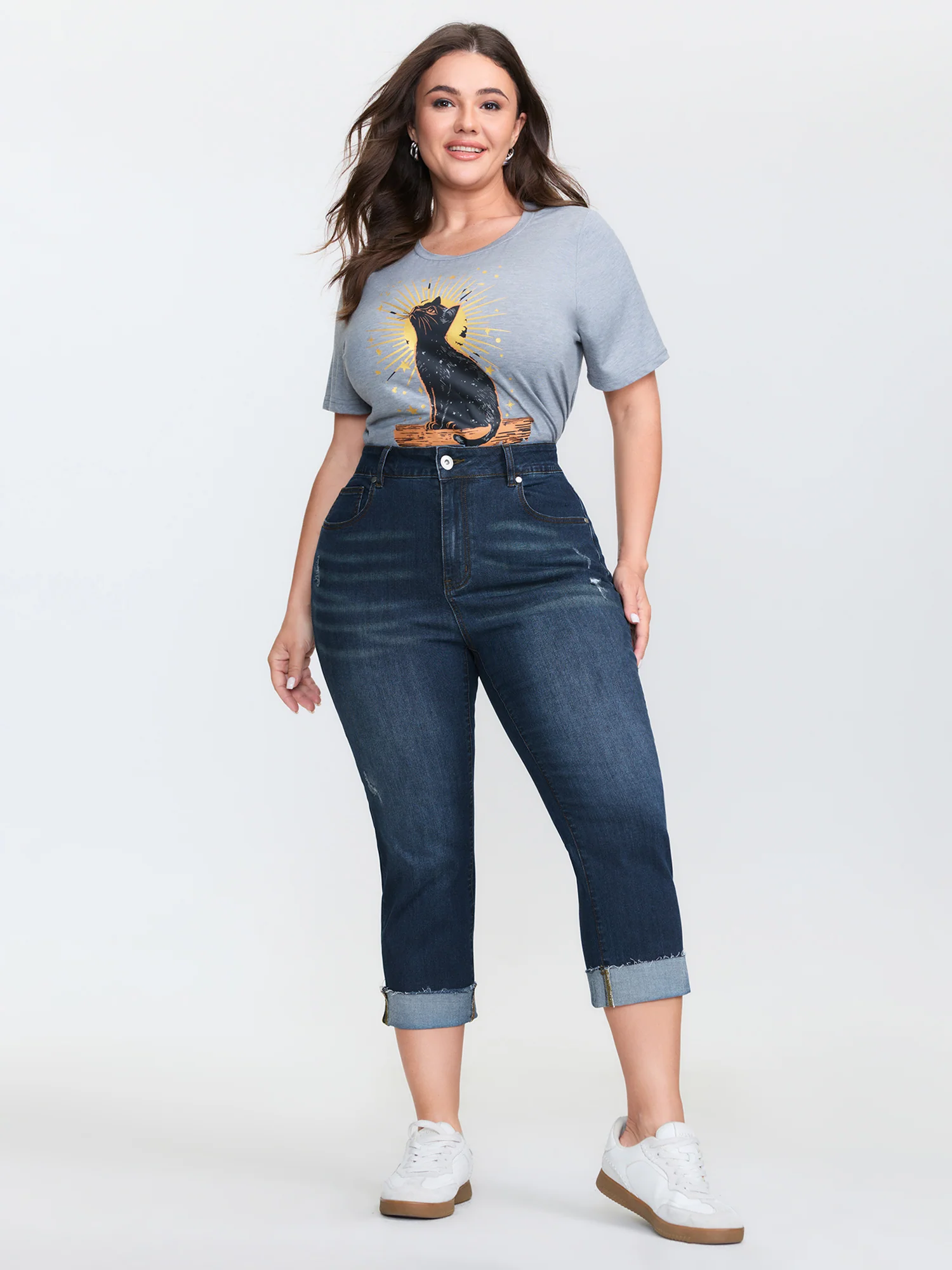 Stretchy Mid-Rise Skinny-Fit Jeans - Image 2