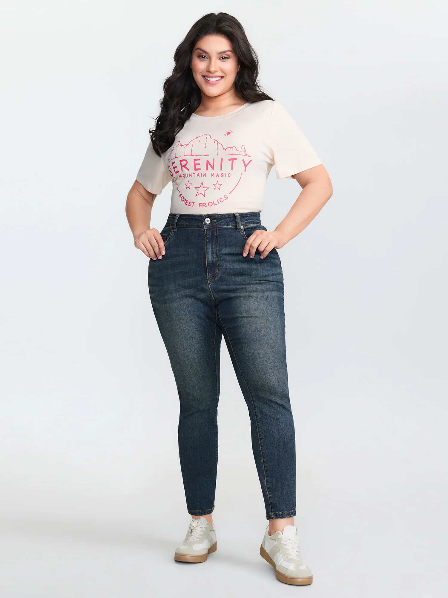 Stretchy Mid-Rise Skinny-Fit Jeans - Image 2