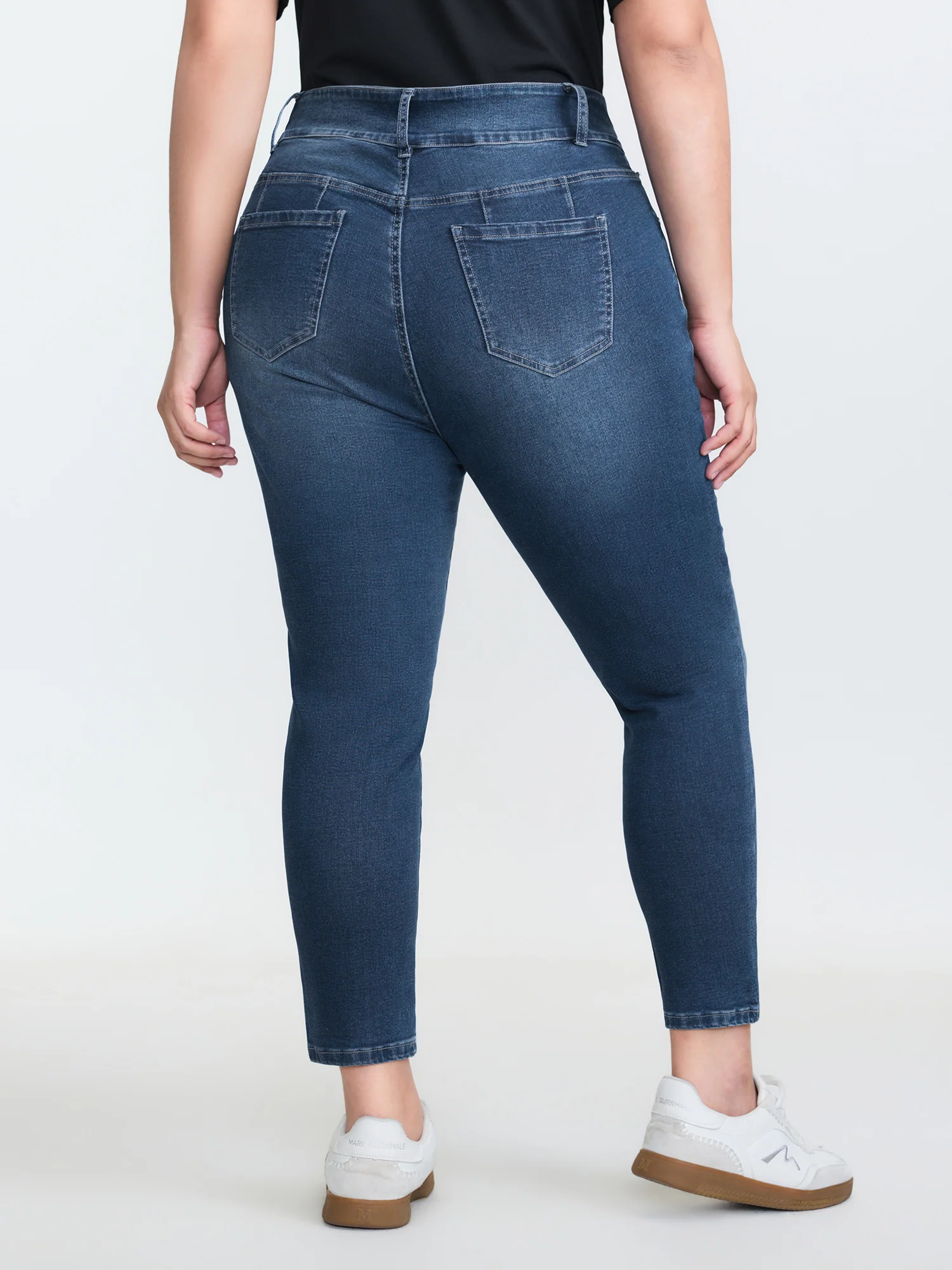 Stretchy Mid-Rise Skinny-Fit Jeans - Image 5