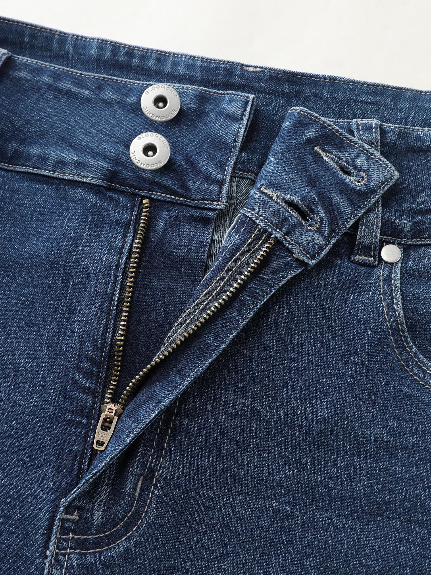 Stretchy Mid-Rise Skinny-Fit Jeans - Image 7