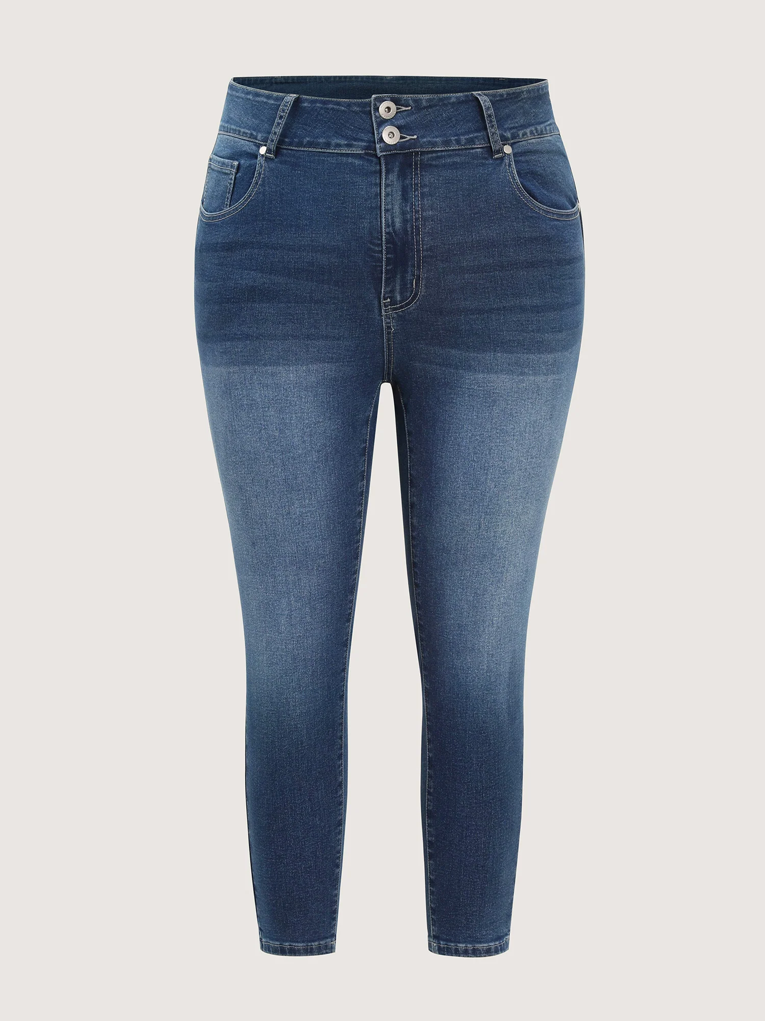 Stretchy Mid-Rise Skinny-Fit Jeans - Image 8