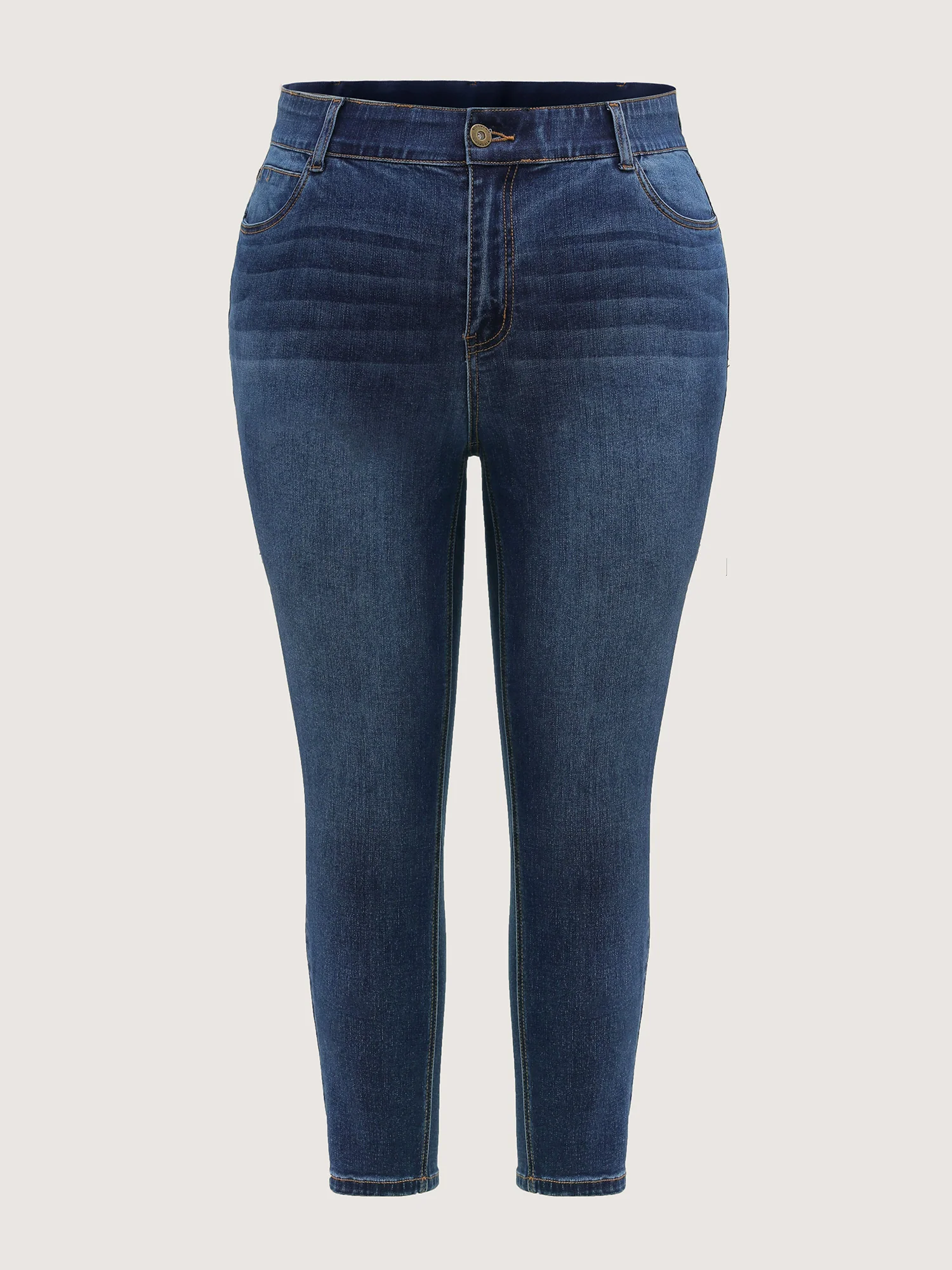 Hip Sculpting Skinny-Fit Cropped Jeans - Image 7