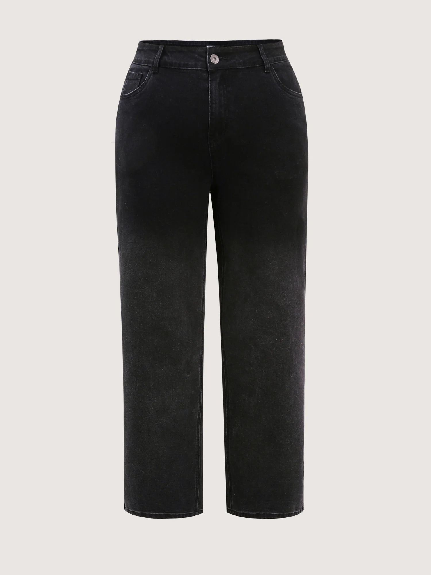 Stretchy Mid-Rise Straight-Leg Jeans - Image 7