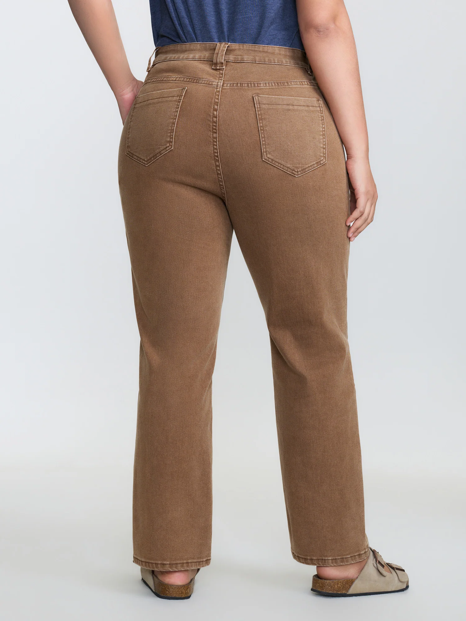 Stretchy Patch Pockets Skinny-Fit Jeans - Image 5