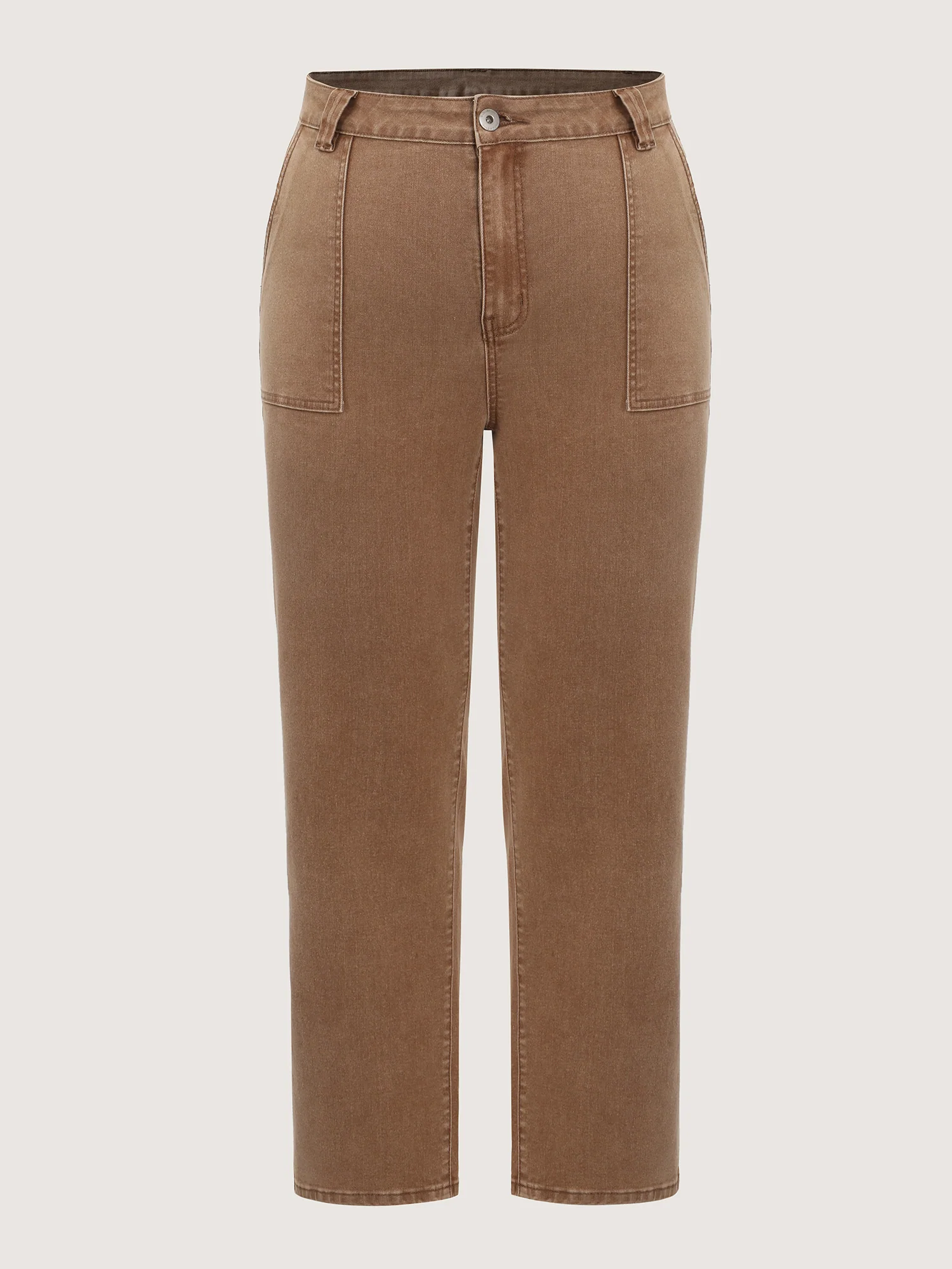Stretchy Patch Pockets Skinny-Fit Jeans - Image 8