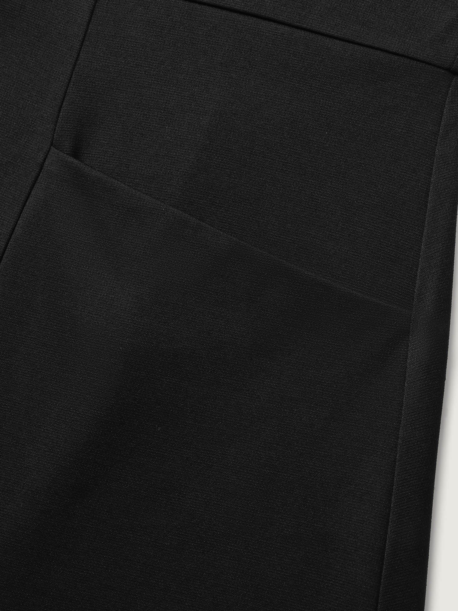 Stretchy Pockets Cinched-Waist Flared Midi Dress - Image 5