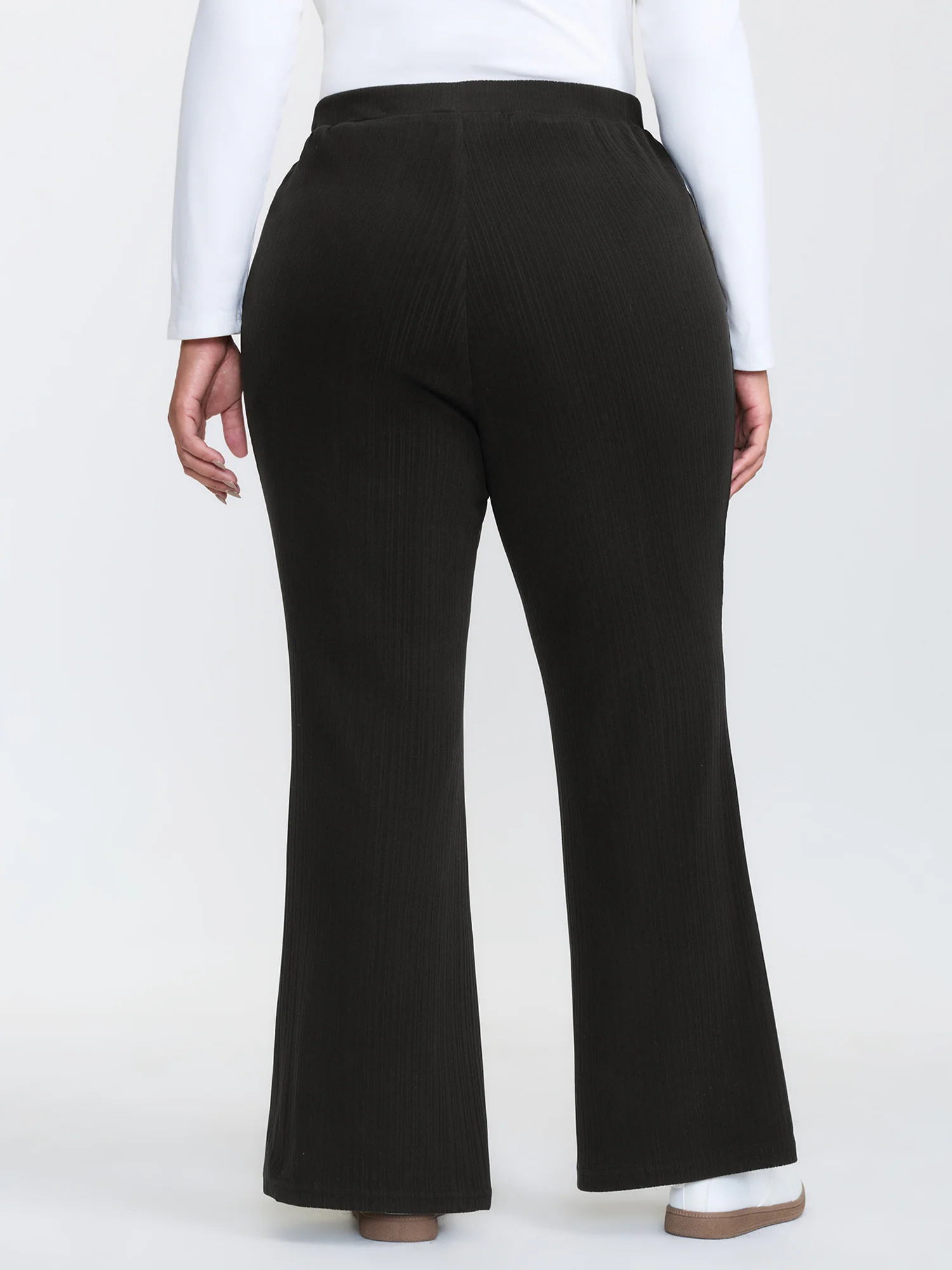 Stretchy Pockets Mid Rise Bootcut Pants - Image 5