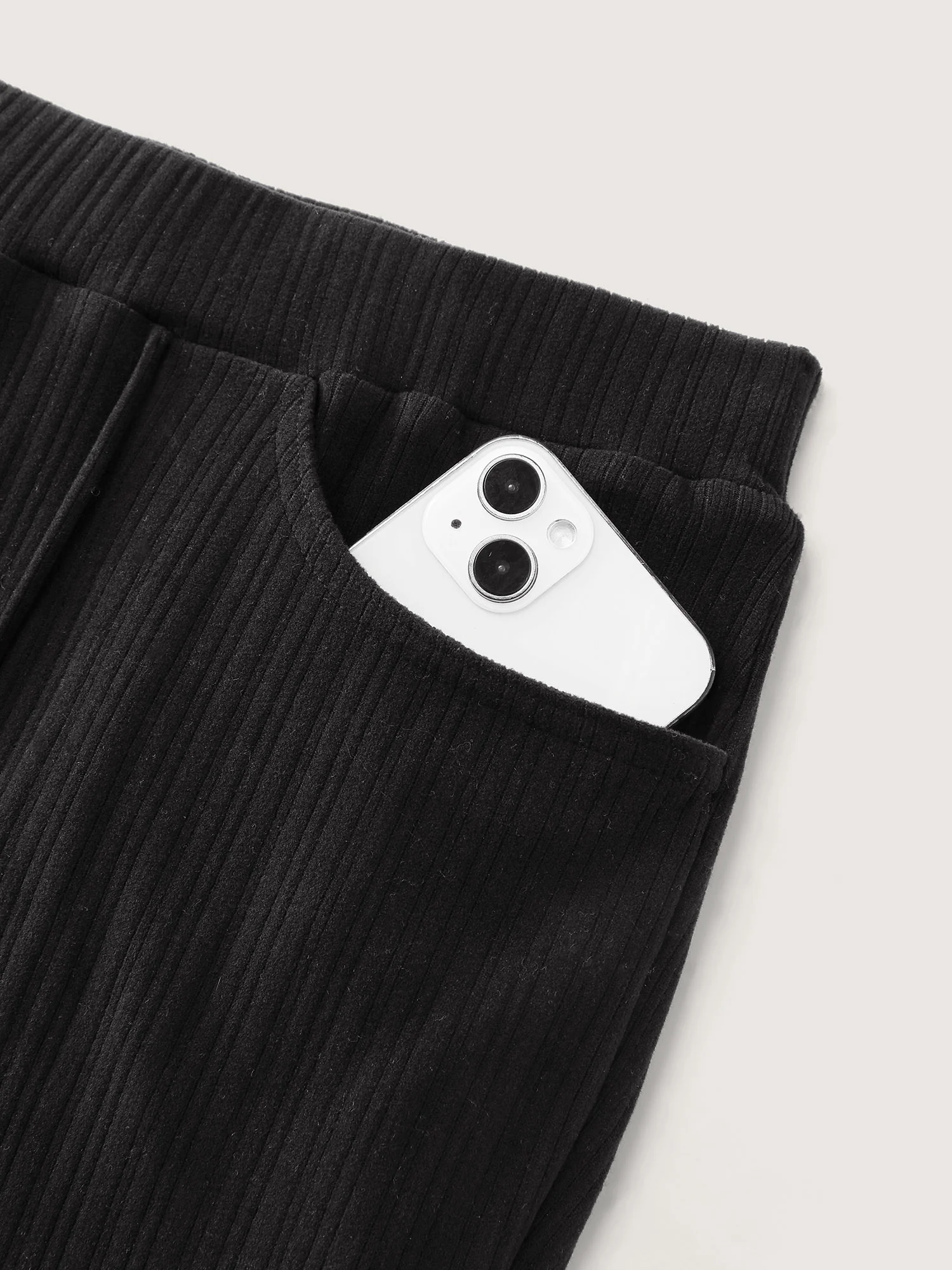 Stretchy Pockets Mid Rise Bootcut Pants - Image 6