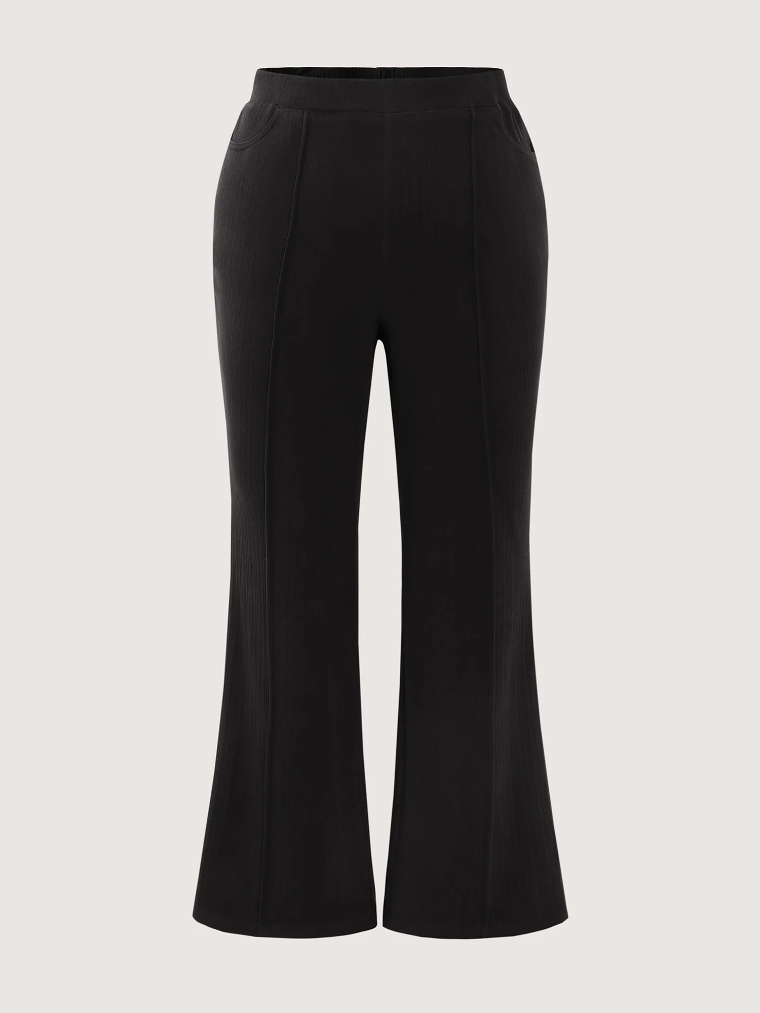 Stretchy Pockets Mid Rise Bootcut Pants - Image 7