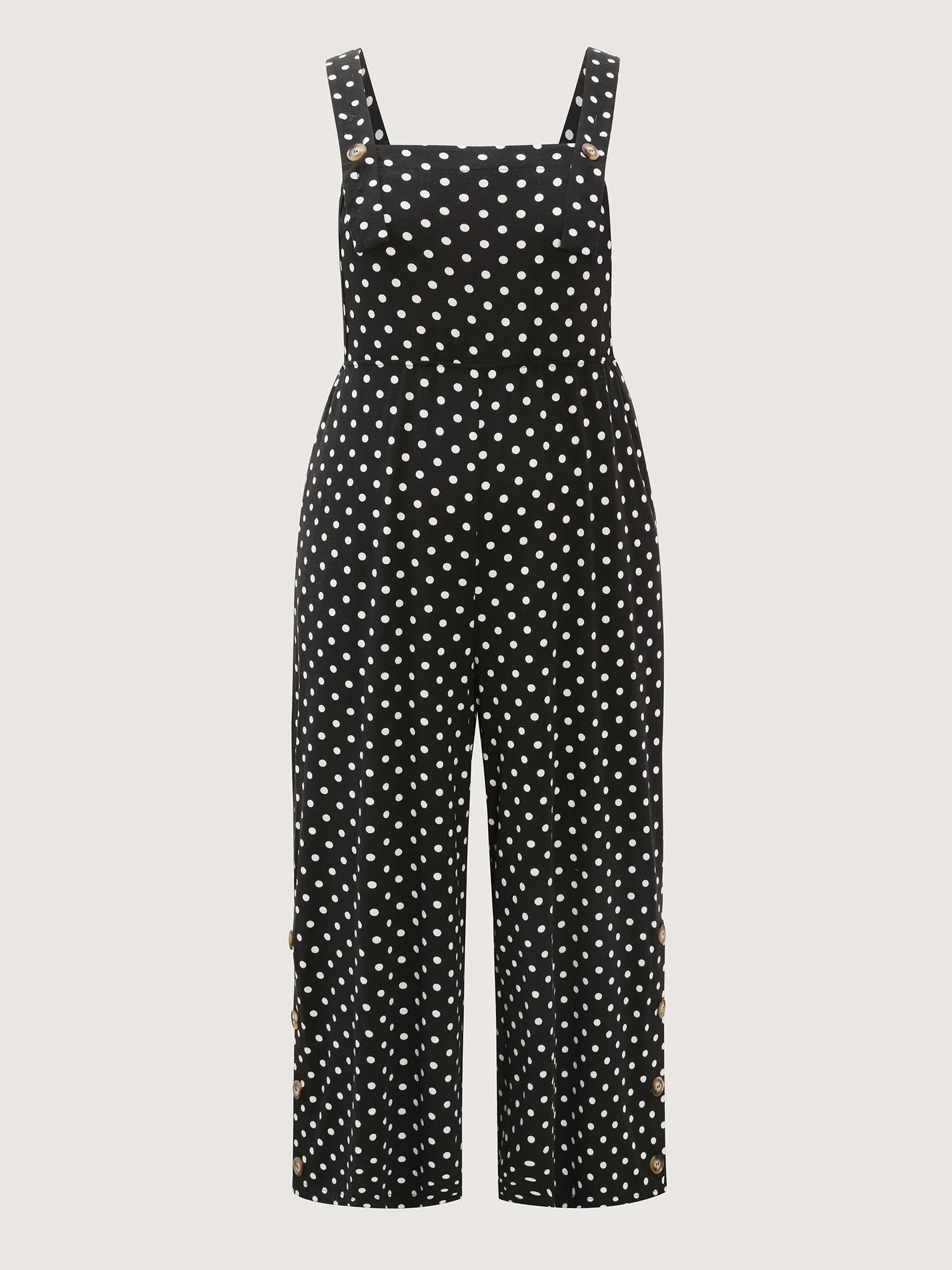 Stretchy Polka Dots Lounge Jumpsuit - Image 6
