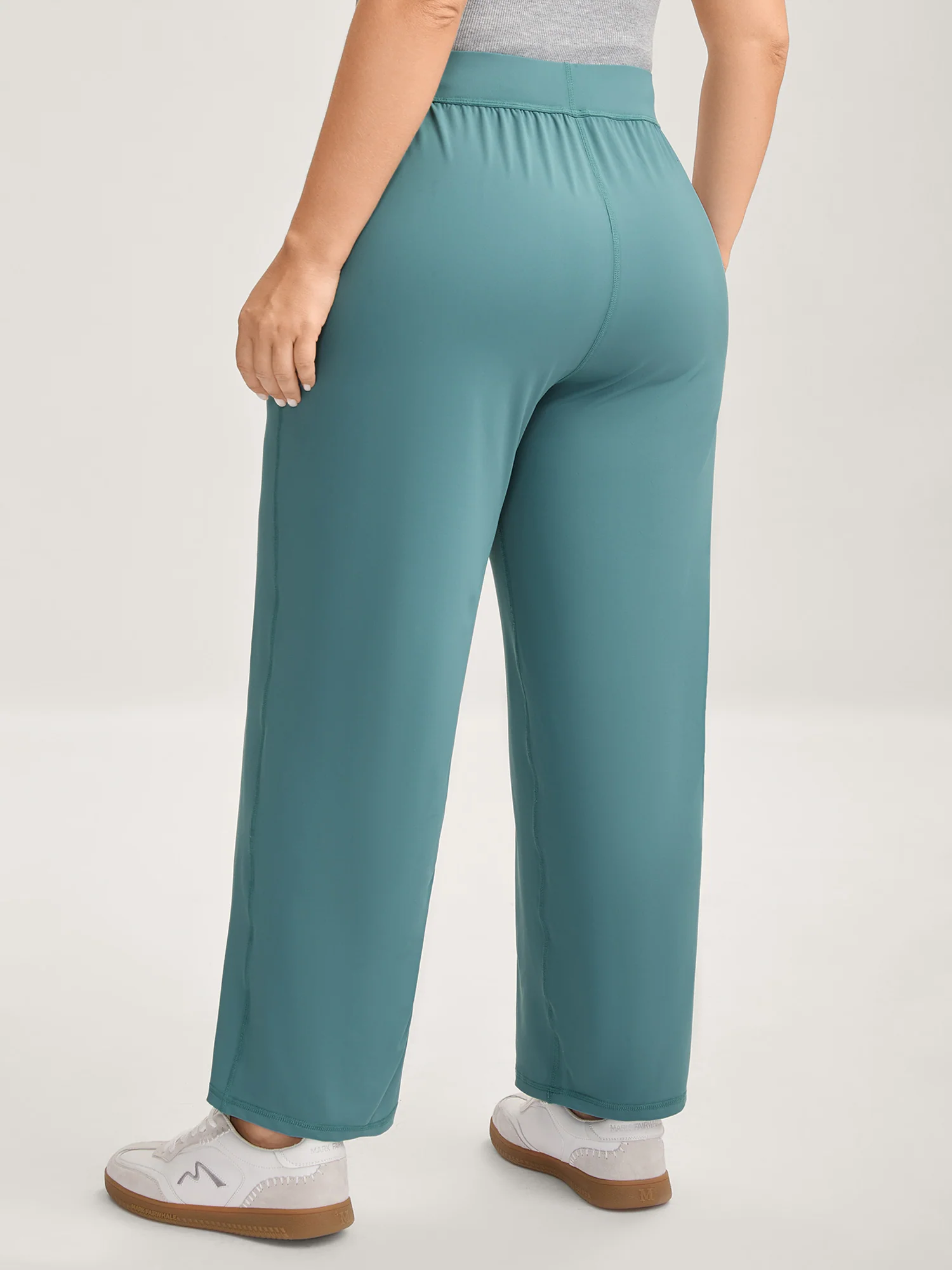 Stretchy Pull-On Straight-Leg Pants - Image 5