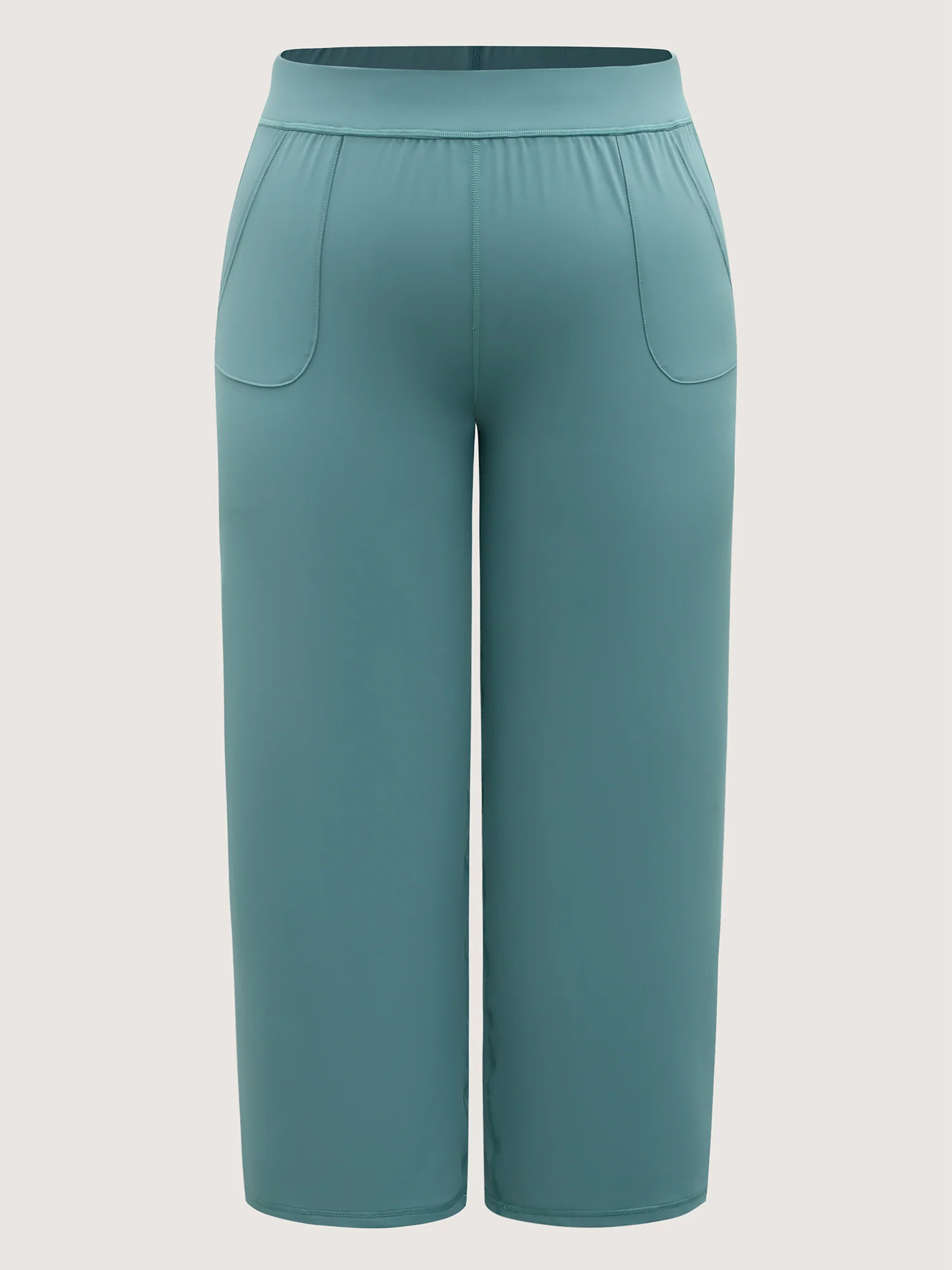 Stretchy Pull-On Straight-Leg Pants - Image 7