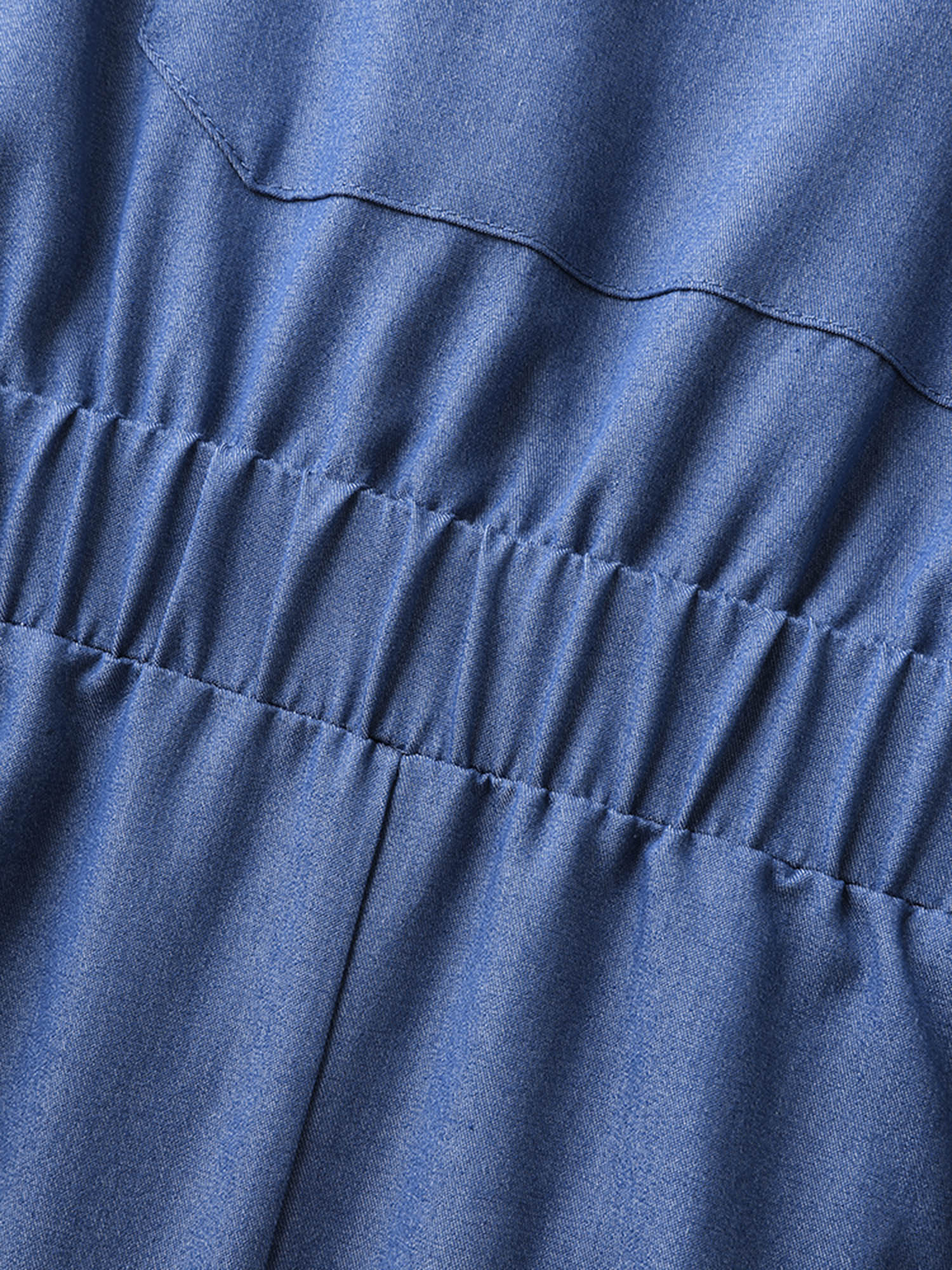Stretchy Rayon Overall Straps Denim Jumpsuit - Image 6