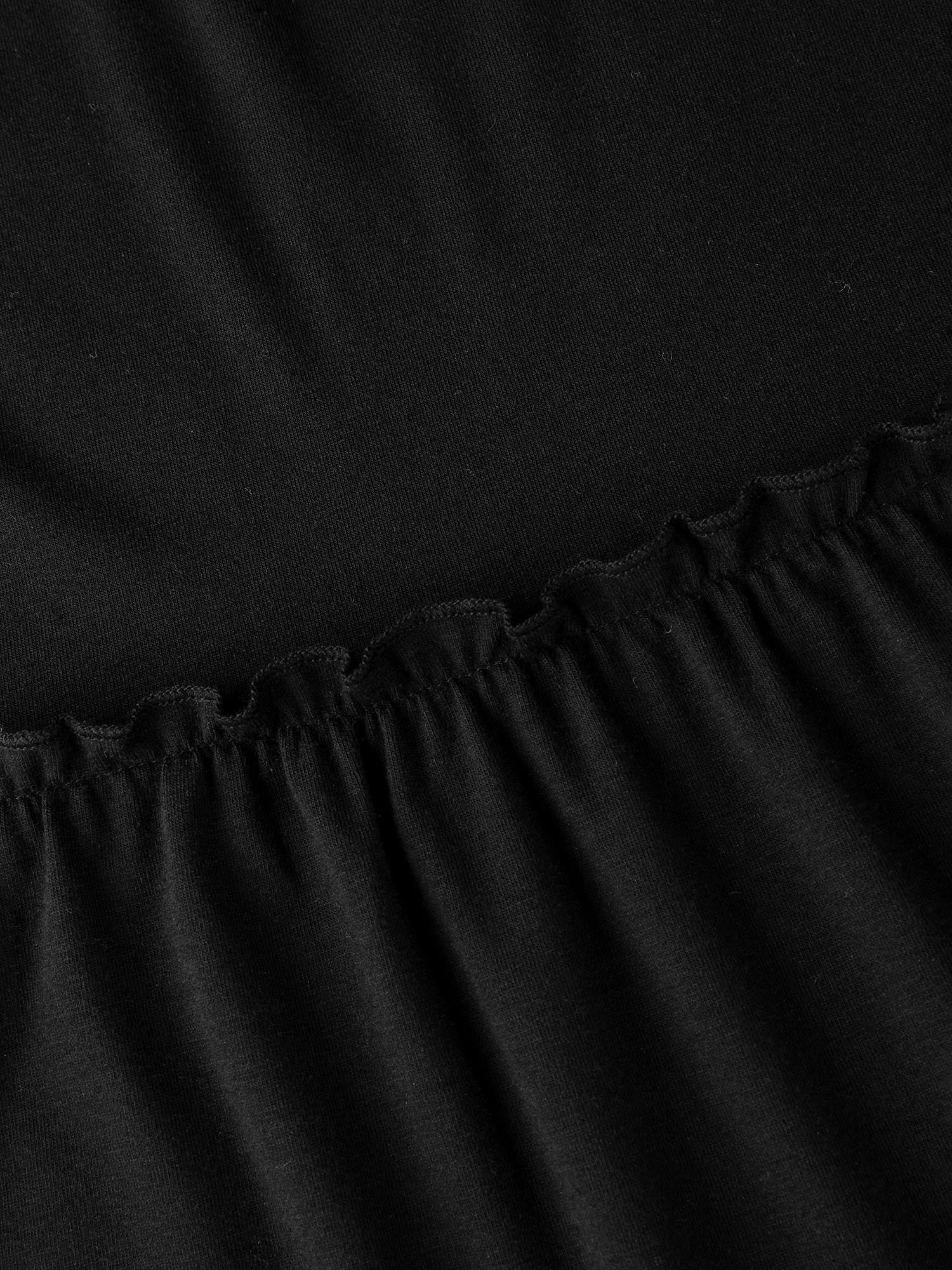 Stretchy Ruffled Hem Tiered Pants - Image 8
