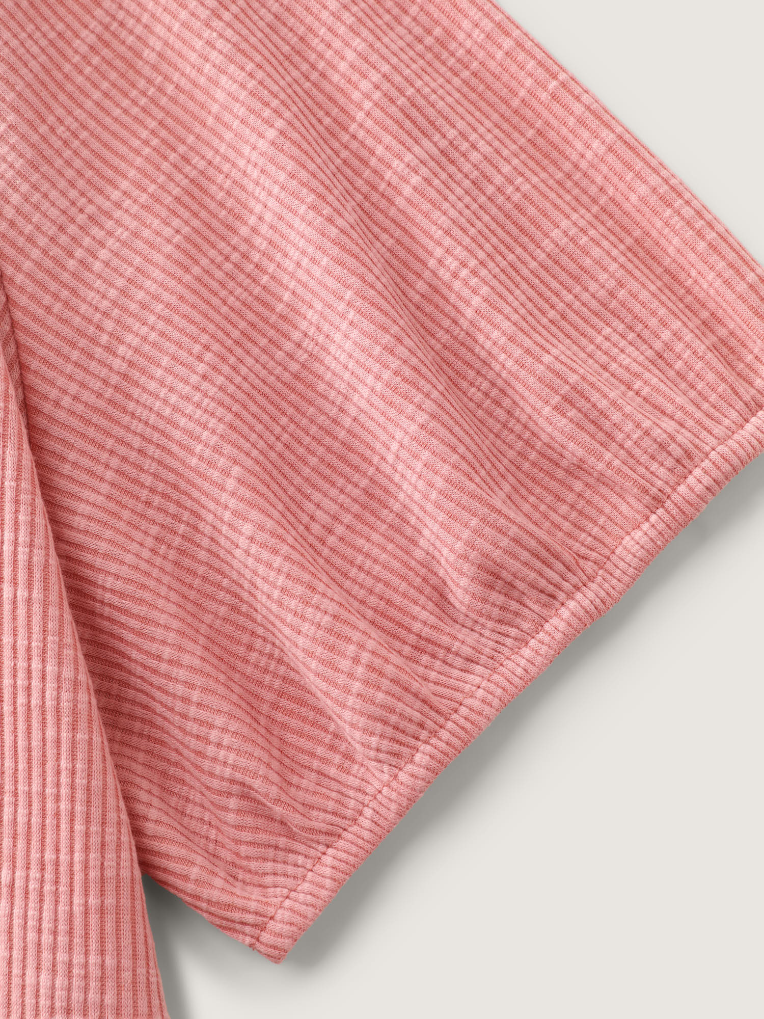 Stretchy Ruffled Neckline Tiered Knit Top - Image 7