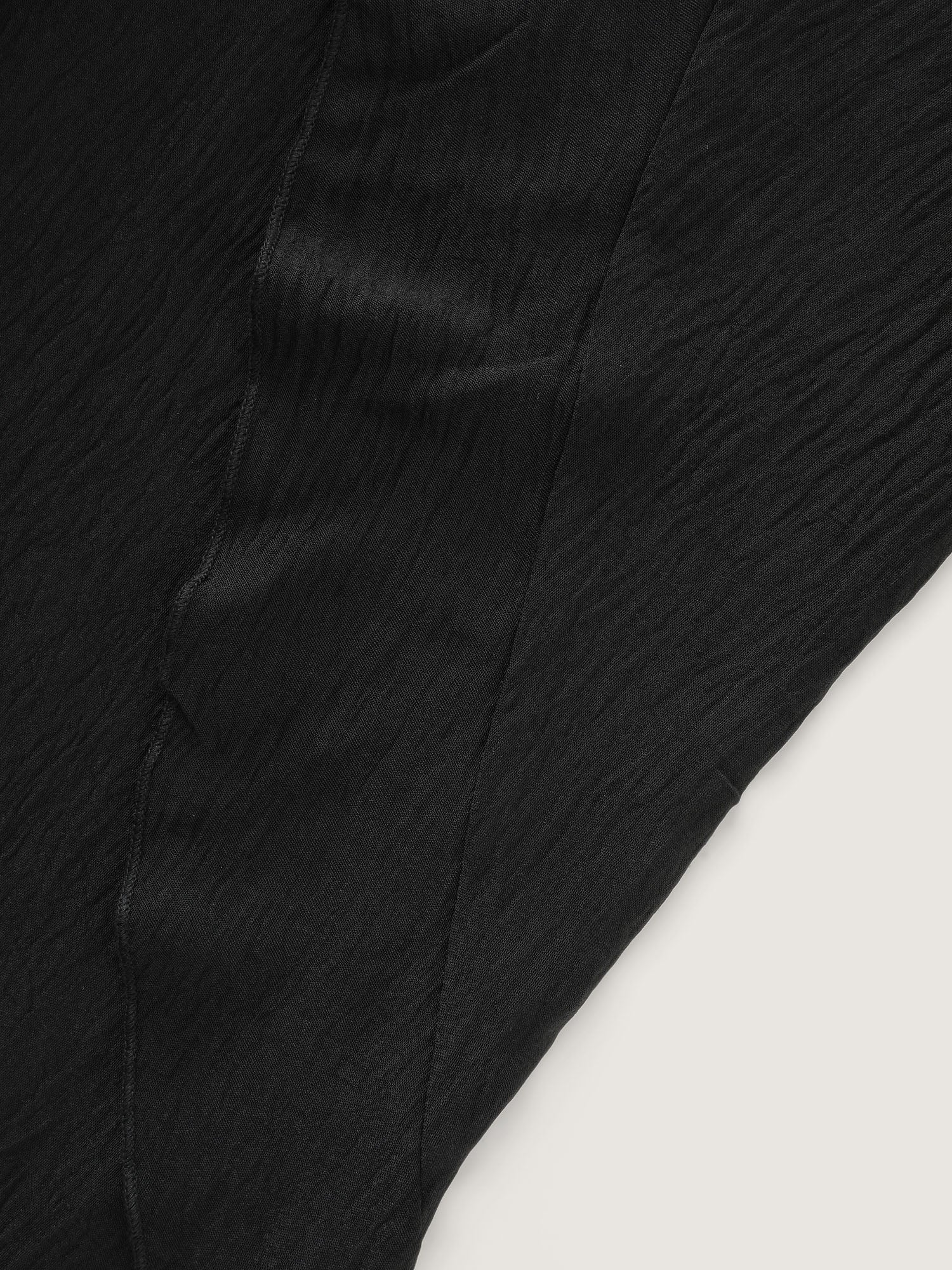 Stretchy Ruffled Trim Wide-Leg Pants - Image 8