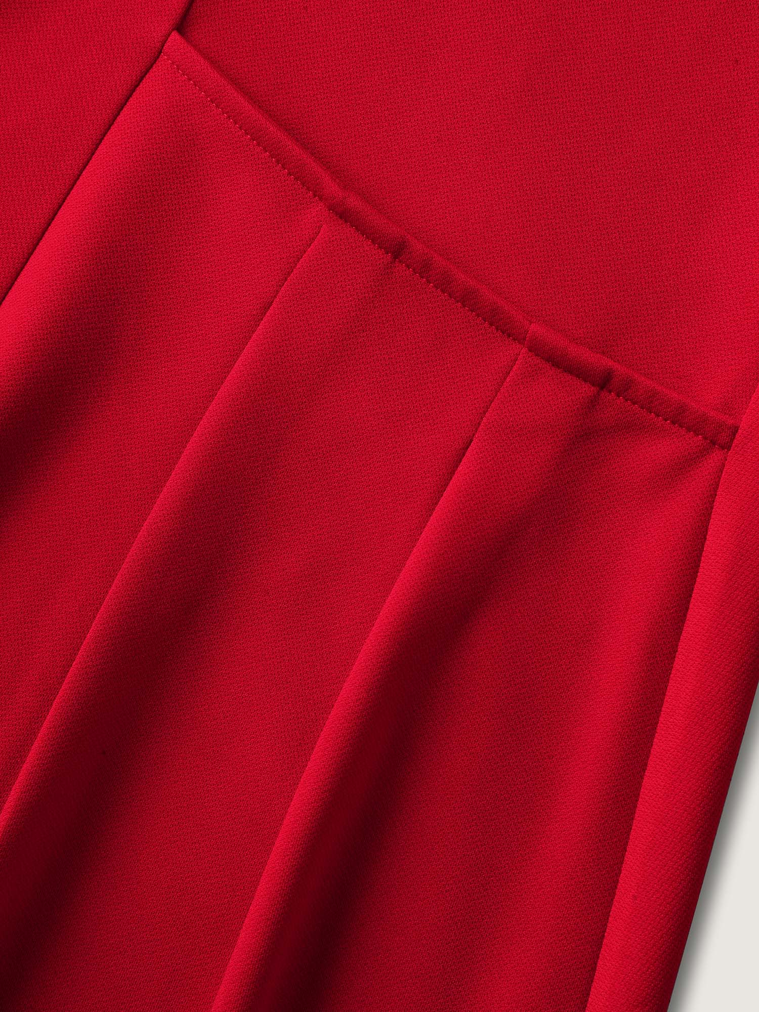 Stretchy Sculpted Side Pockets Mini Dress - Image 5