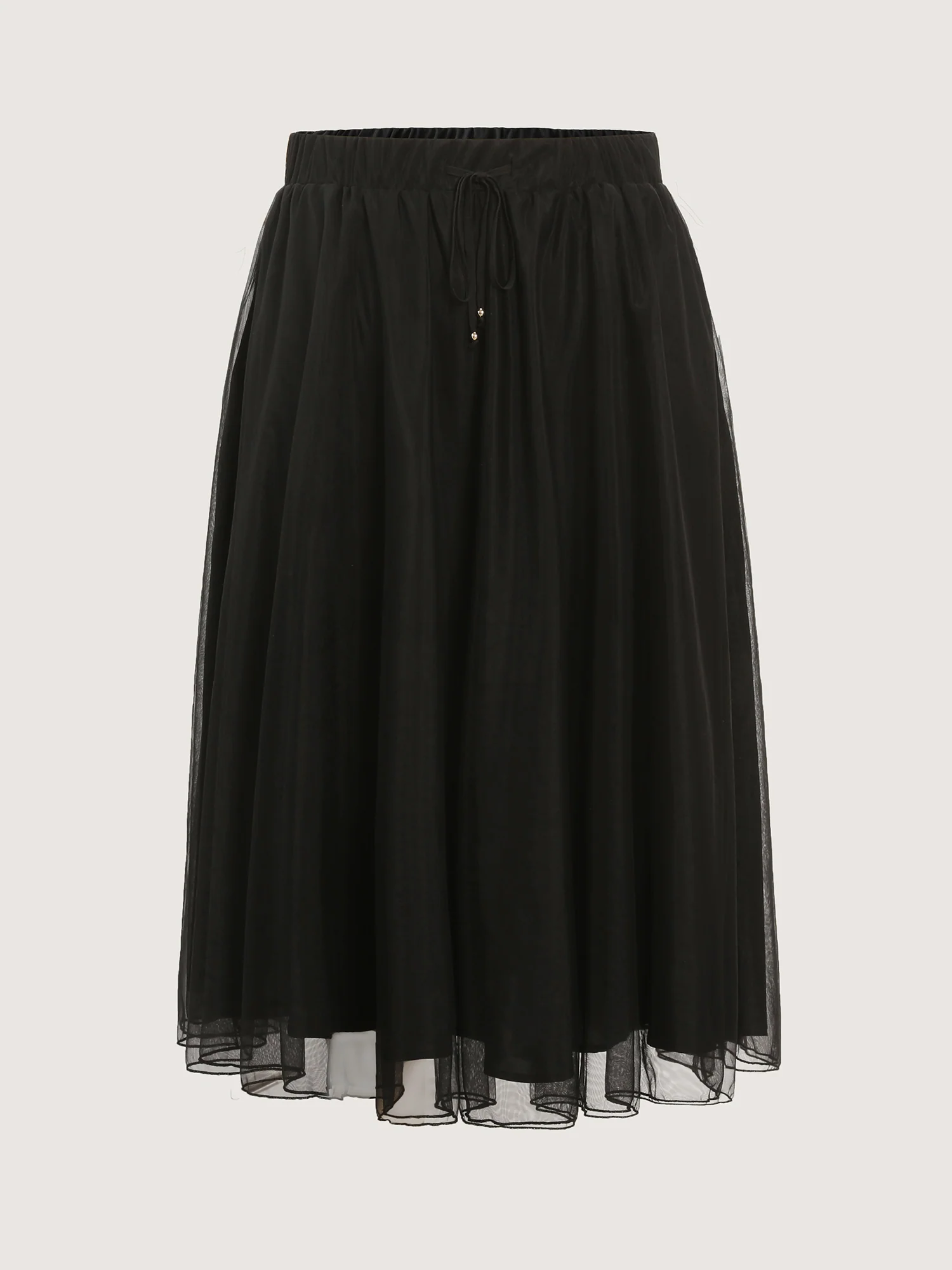 Stretchy Sheer Drawstring Waist Maxi Dress - Image 8