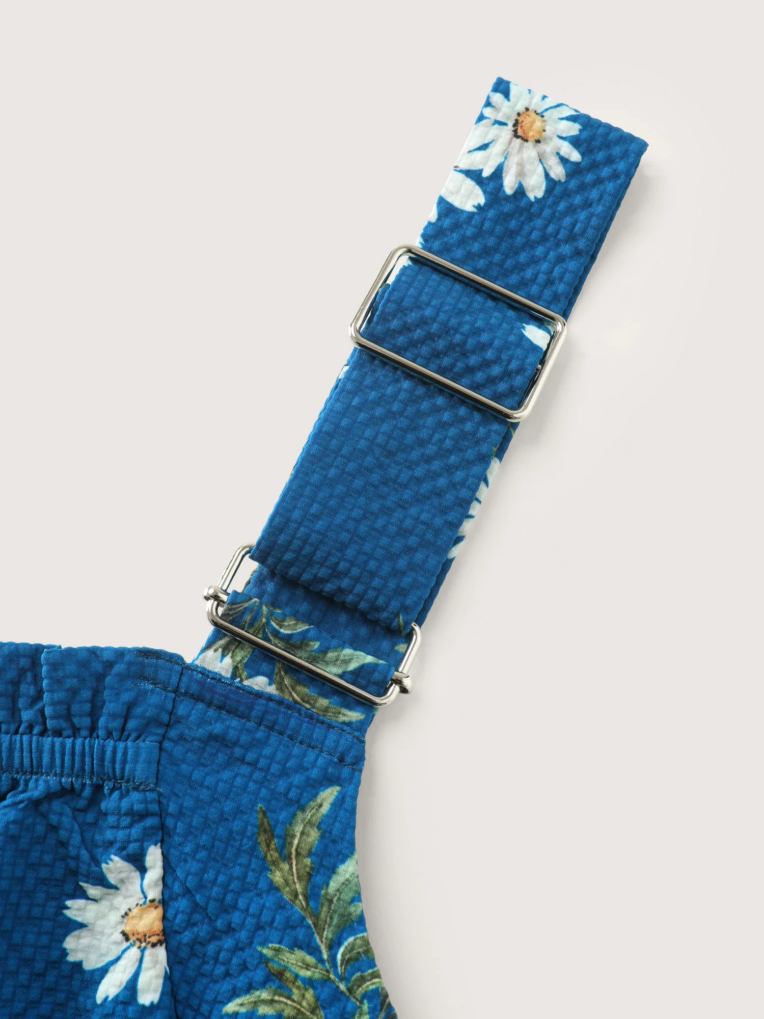 Stretchy Shirred Waist Floral Jumpsuit - Image 6