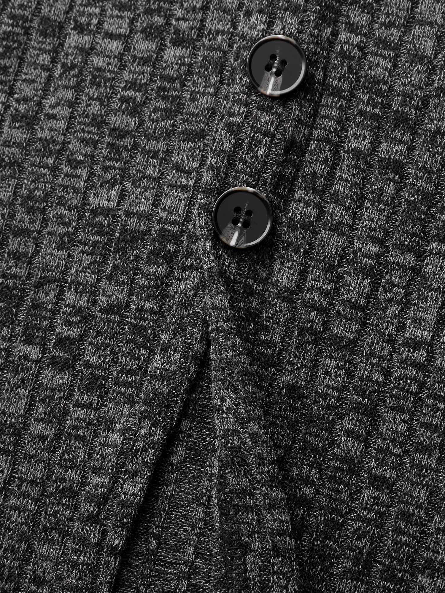 Stretchy Side Button Detail Slit T-Shirt - Image 6