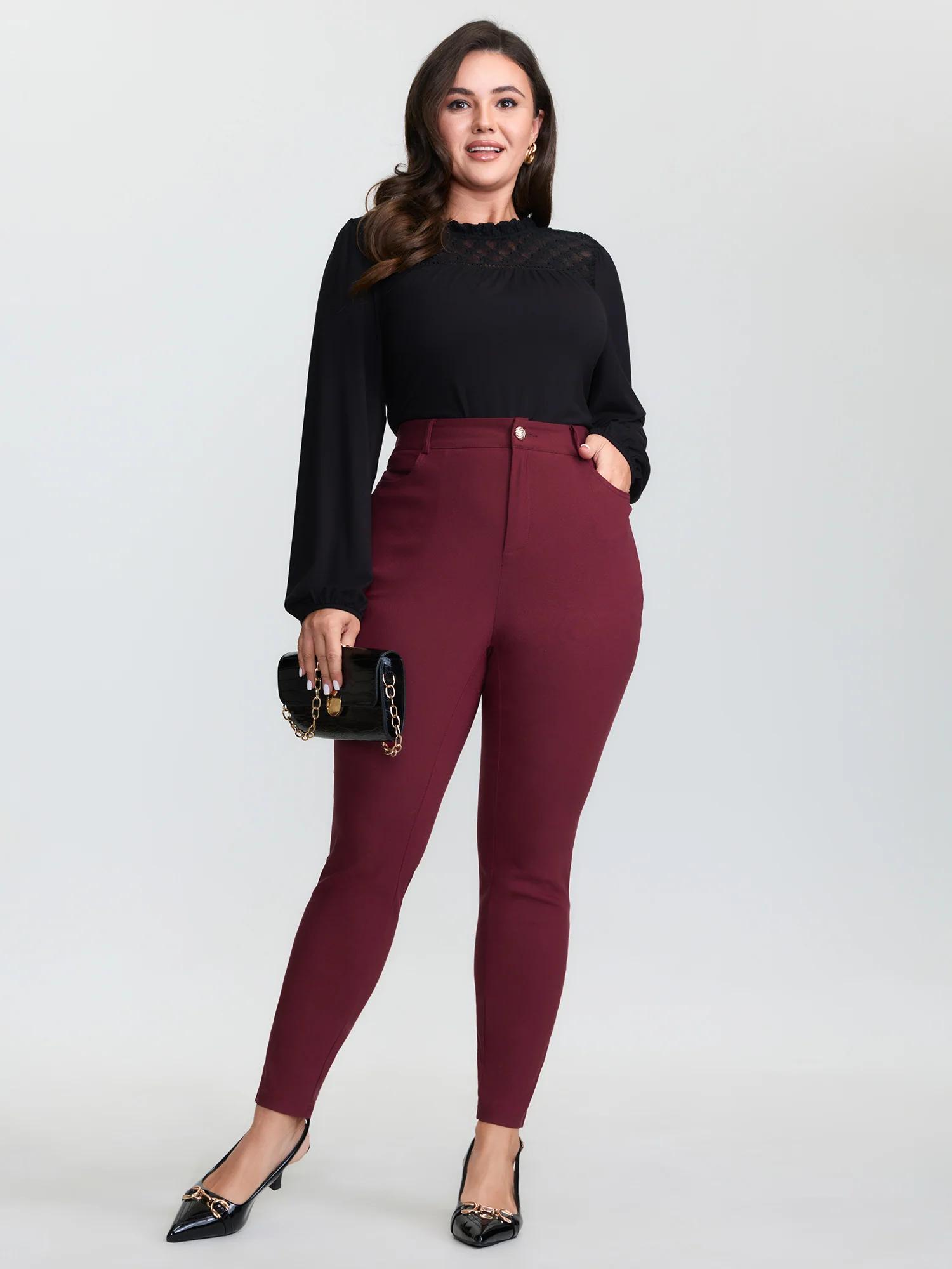 Stretchy Skinny-Fit Pants - Image 2