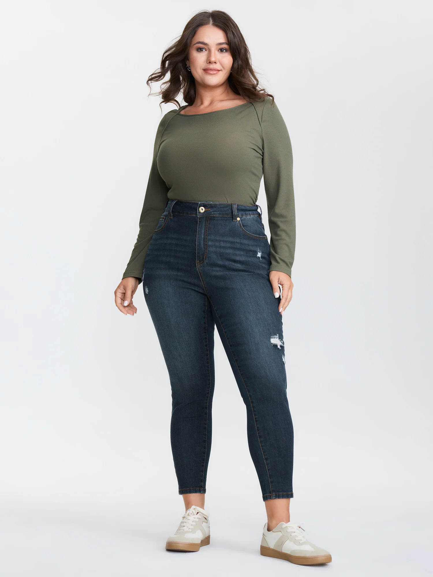 Hip Sculpting High-Rise Skinny-Fit Cropped Jeans - Image 2