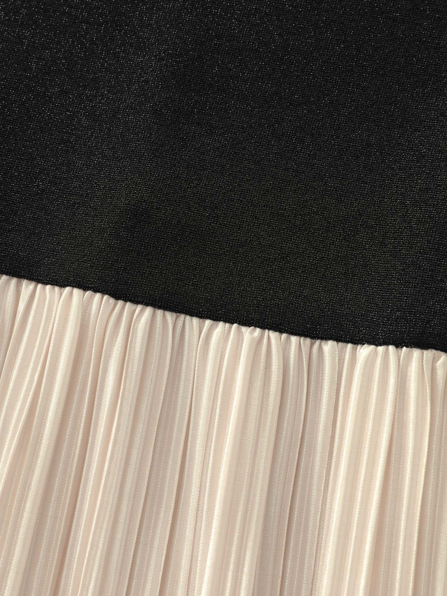 Stretchy Slit Sleeve Waist-Tie Maxi Dress - Image 6