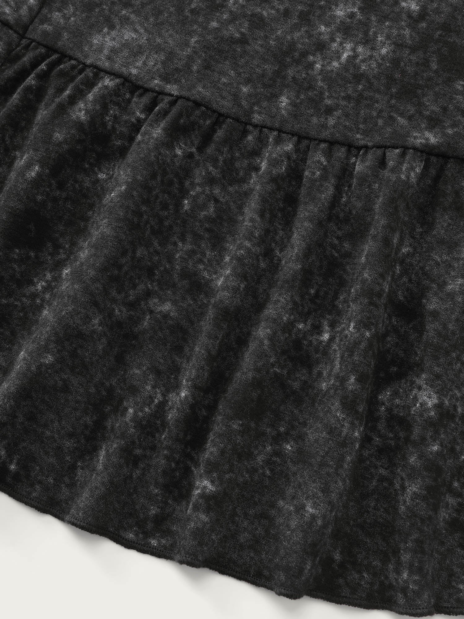 Stretchy Snowflake Effect Ruffled Hem Pants - Image 7