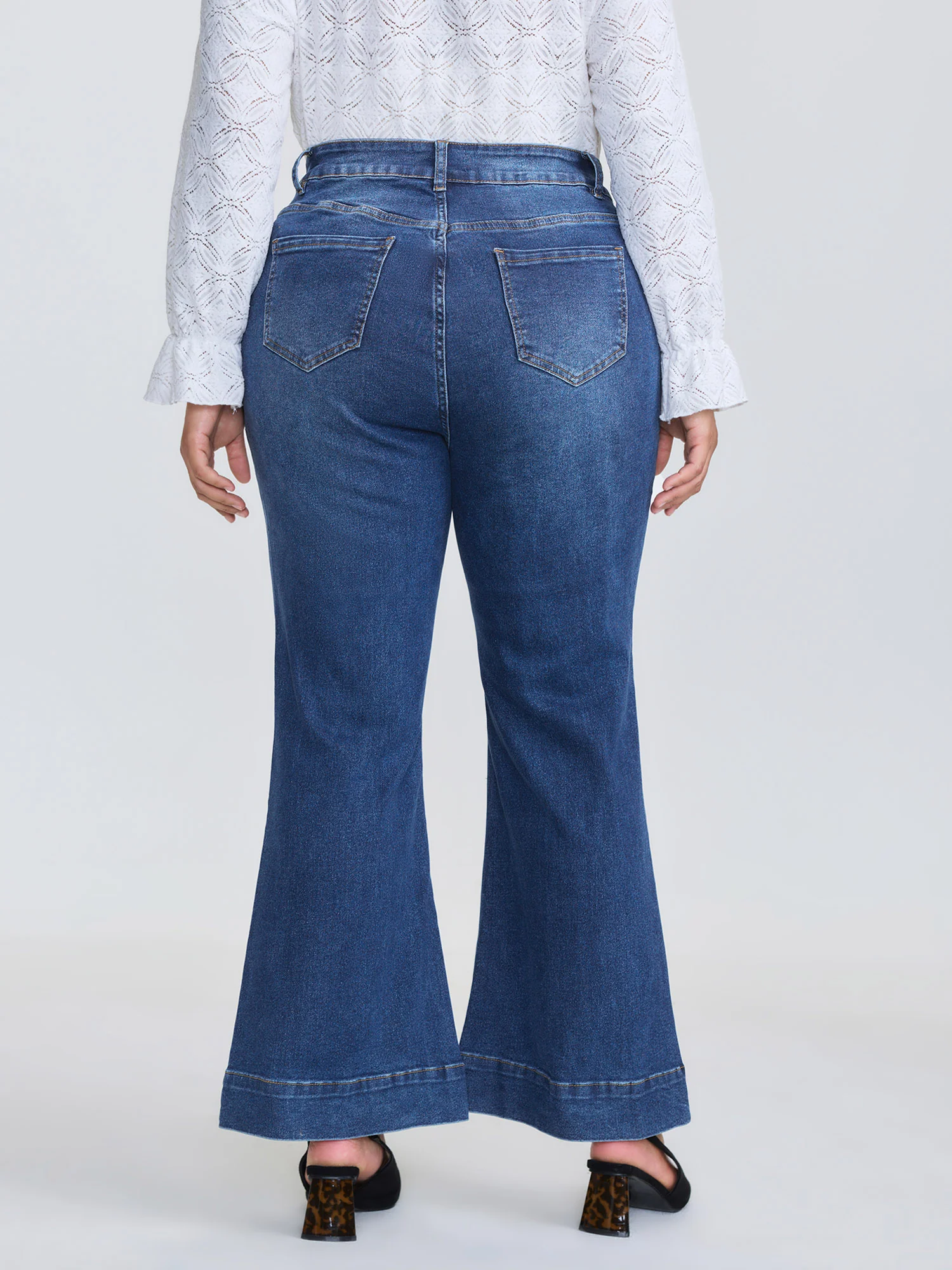 Stretchy Soft Bootcut Jeans - Image 6