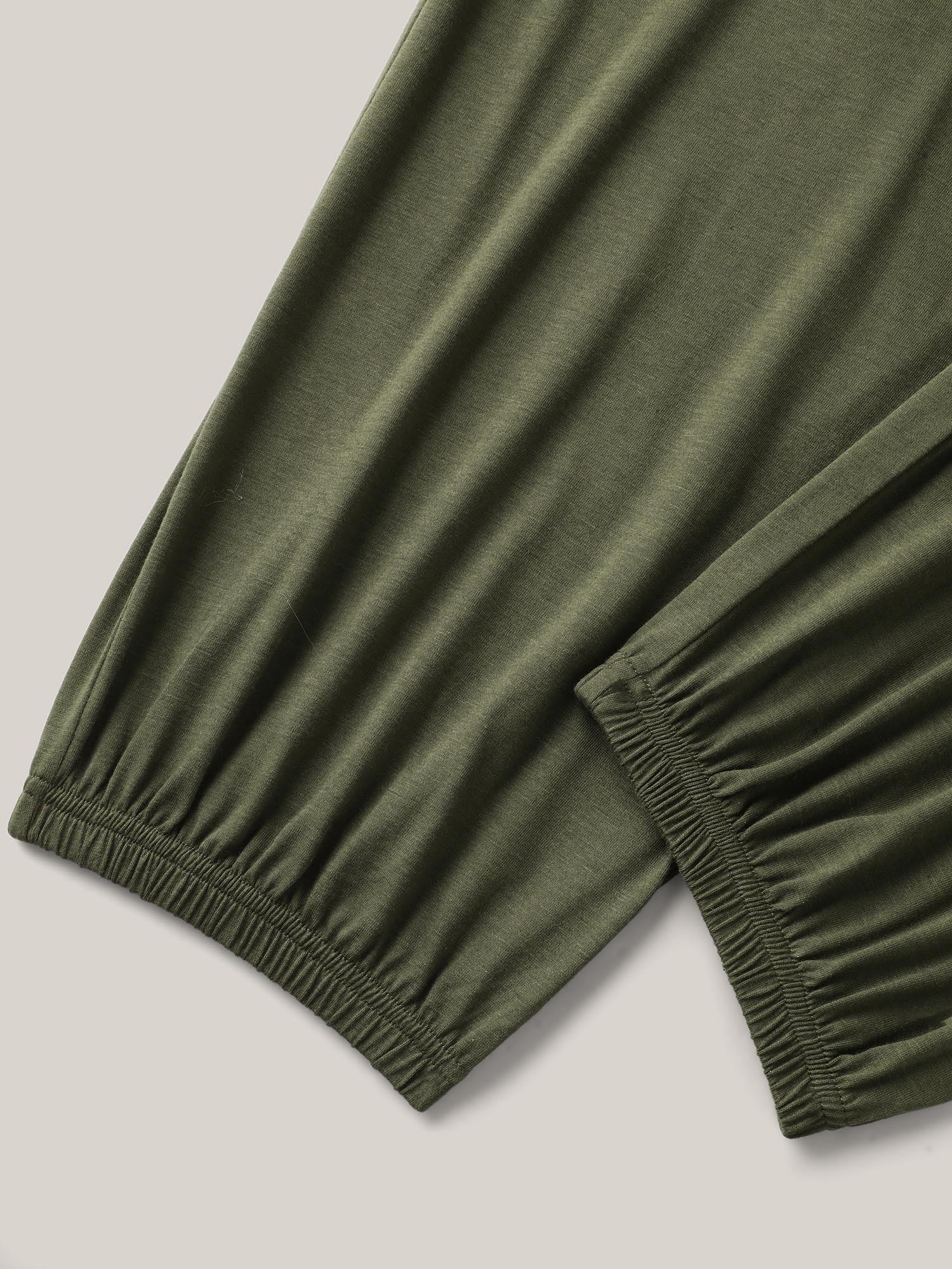 Stretchy Solid Wrap Tie Harlan Jumpsuit - Image 6