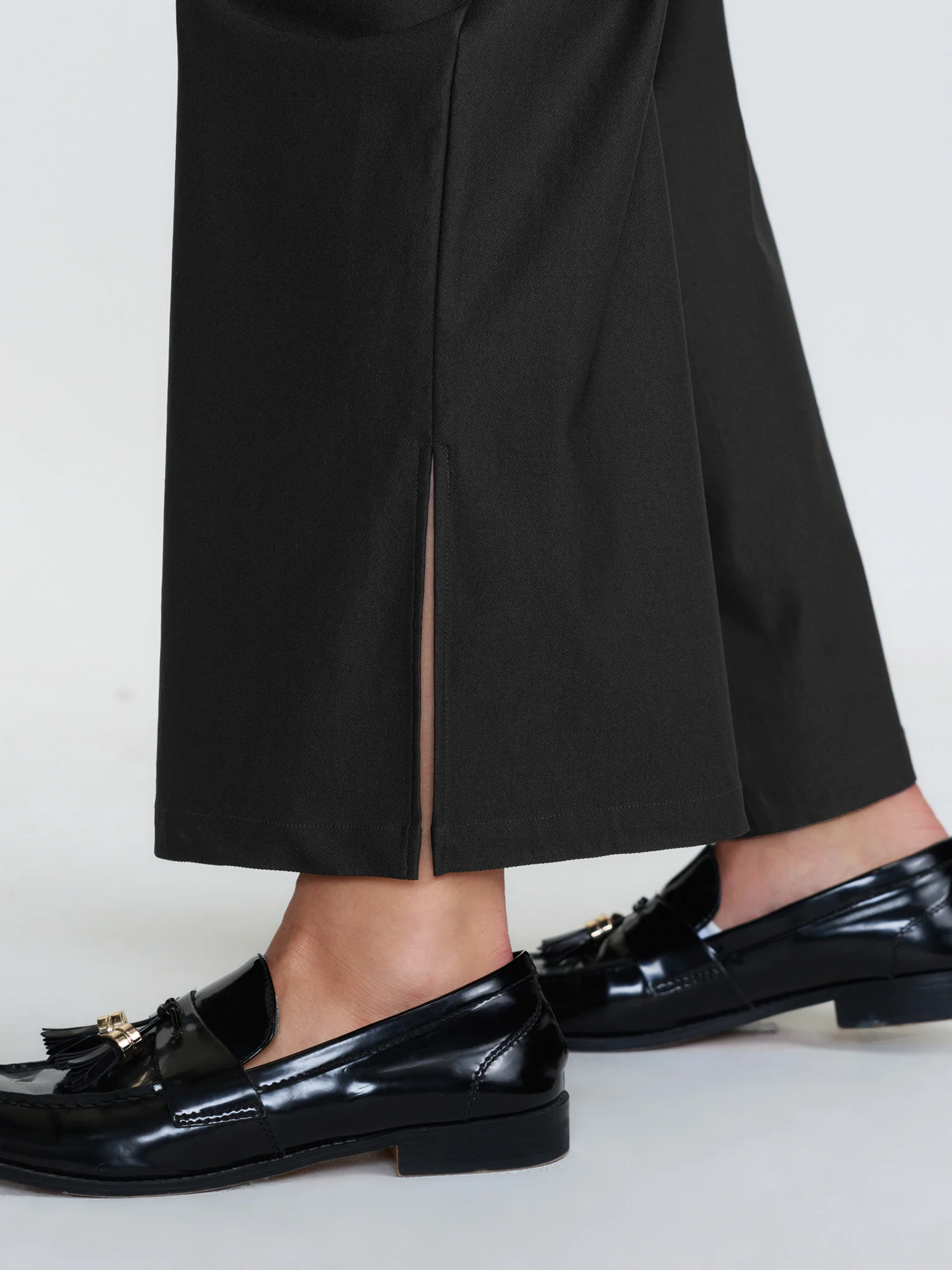 Stretchy Split Hem Bootcut Pants - Image 5