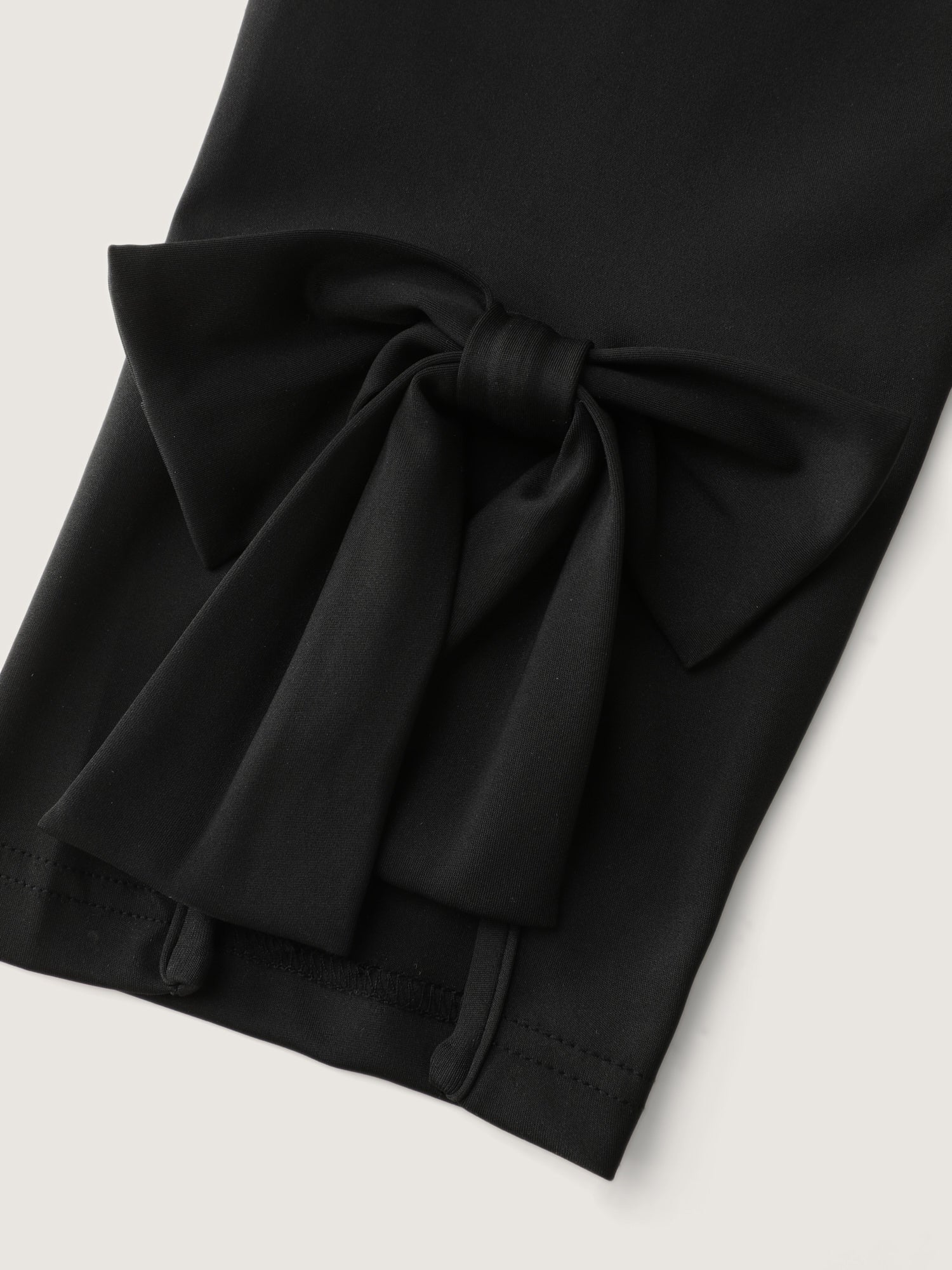 Stretchy Split Tie Hem Leggings - Image 8