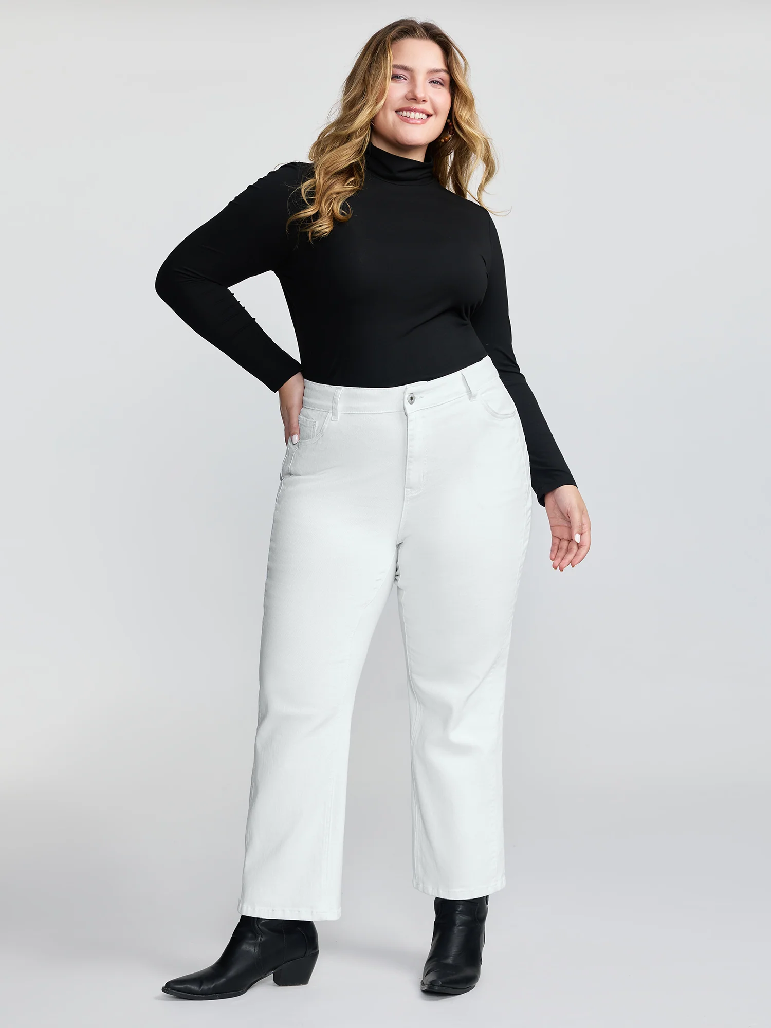 Stretchy Straight-Leg Jeans - Image 2