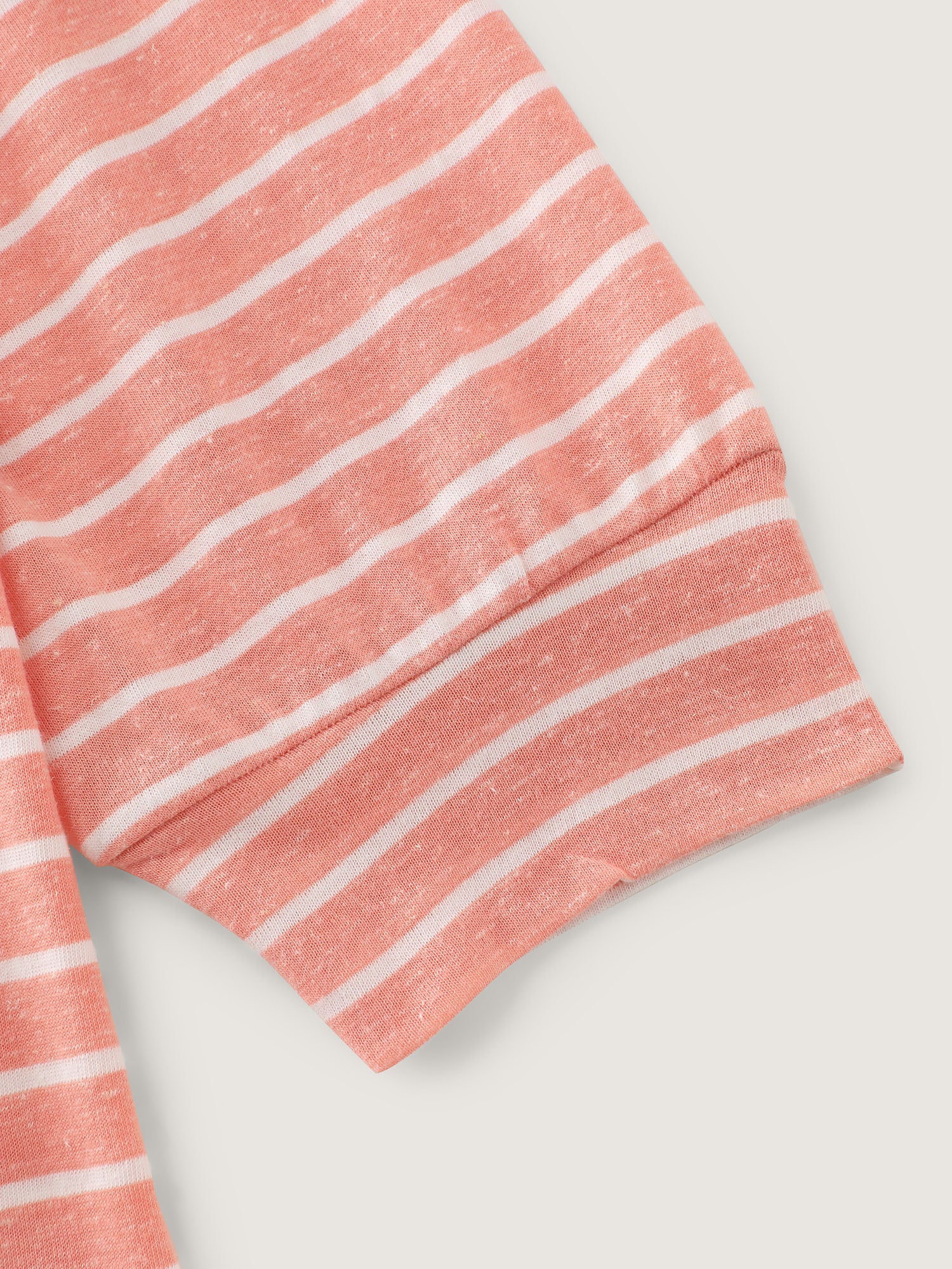 Stretchy Striped Back Drawstring T-Shirt - Image 8